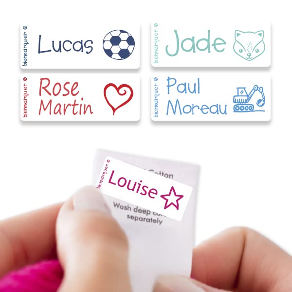 bienmarquer-tiquettes-v-tements-autocollantes-blanc-pr-nom-enfant image 7