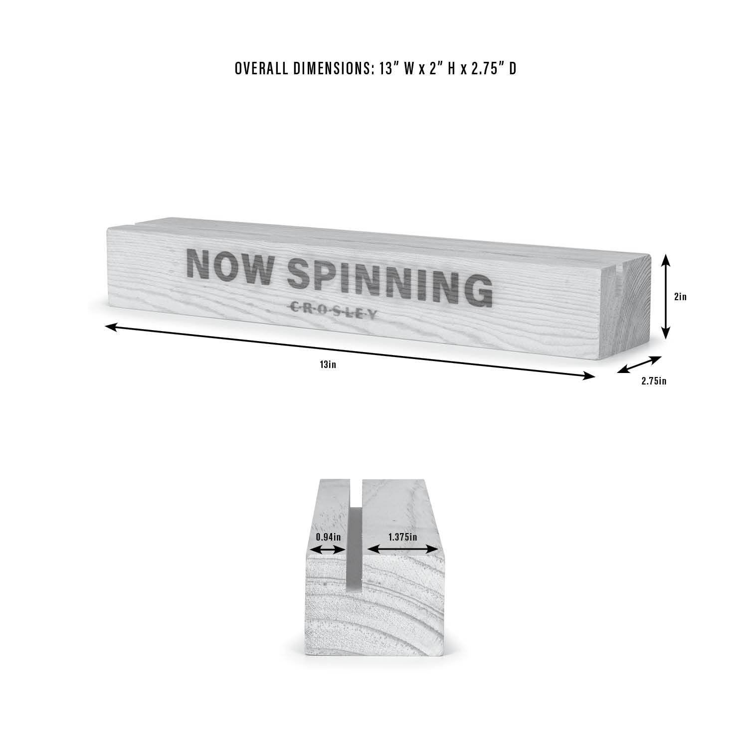 crosley-now-spinning-support-vinyle-bois-naturel-lp image 6