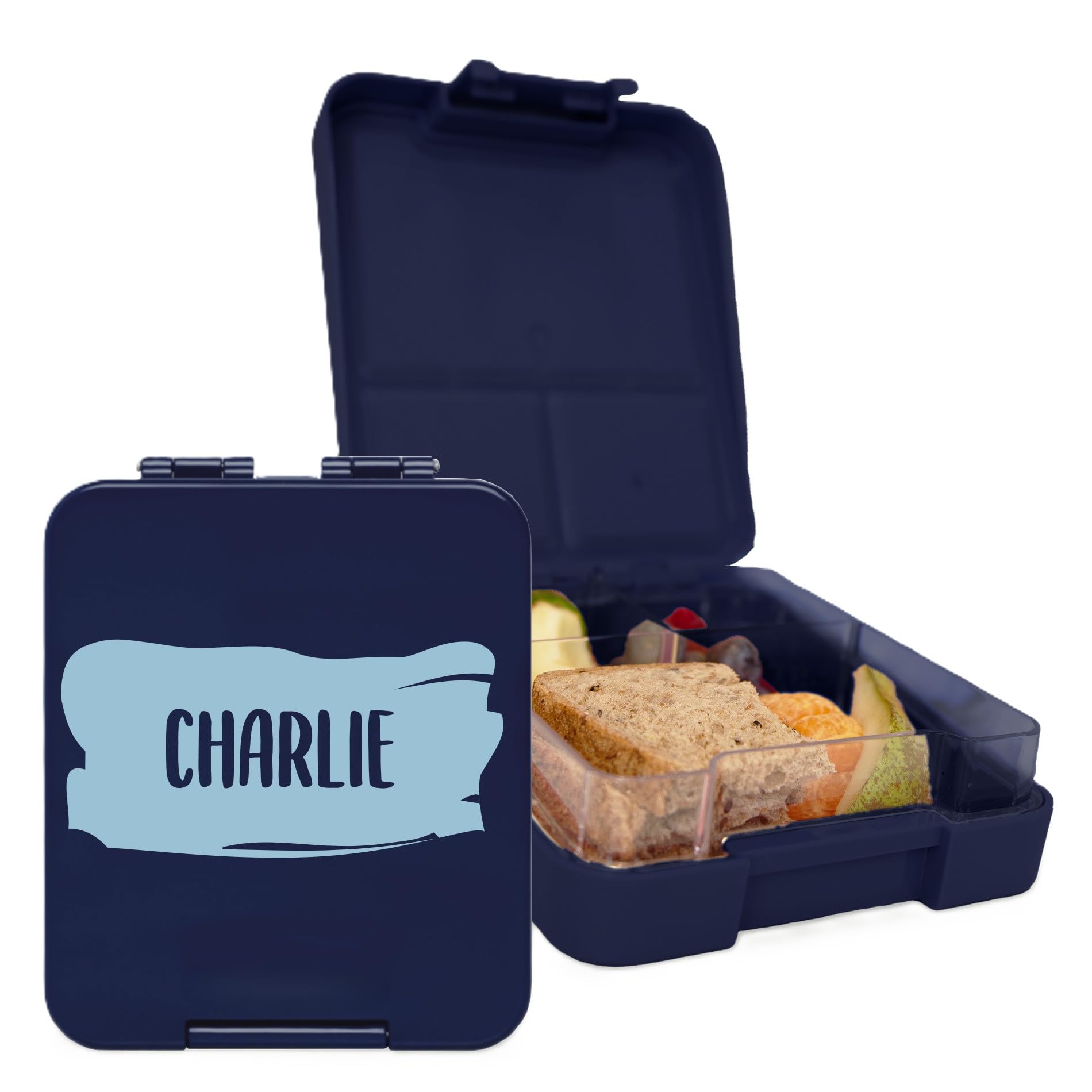 bienmarquer-lunch-box-bo-te-go-ter-enfant-bleu-fonc image 1