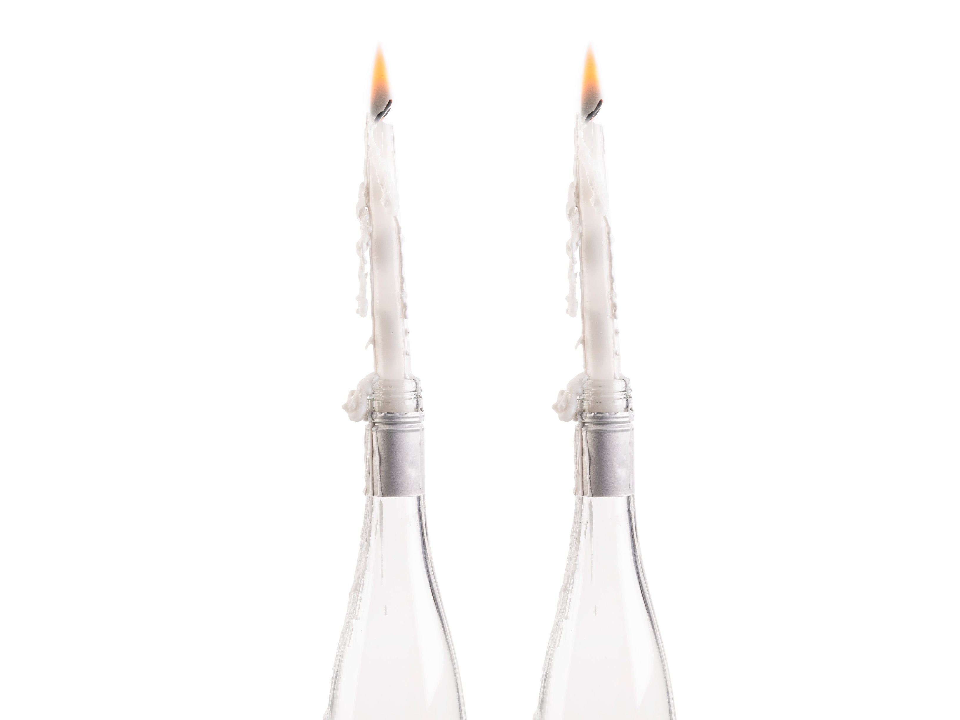 bitten-home-bougies-blanches-drip-lot-de-2-piliers-25-cm image 4