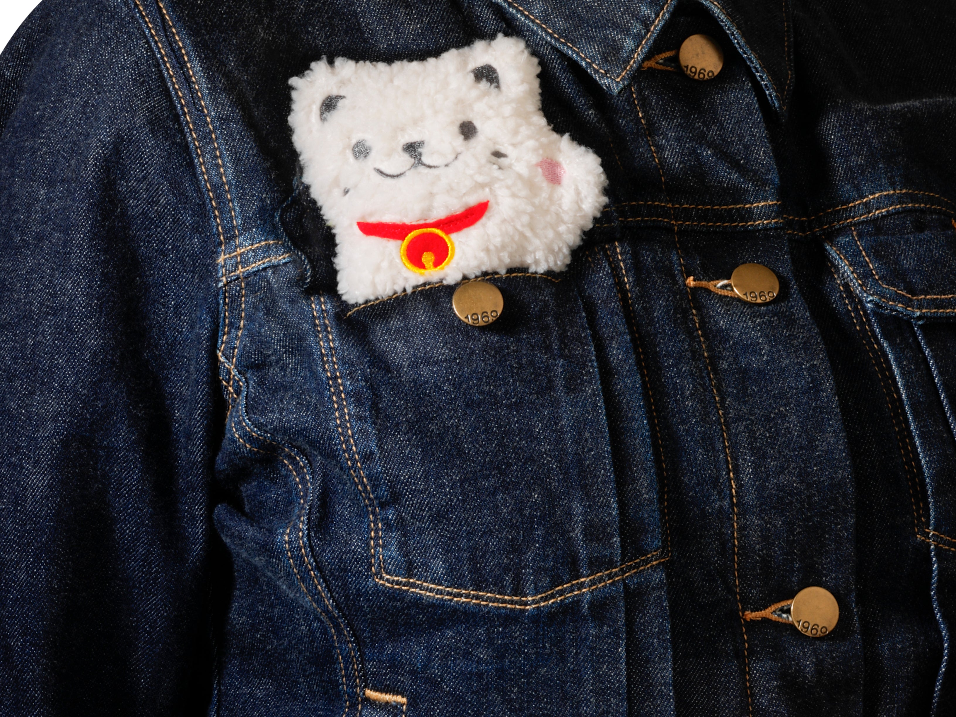 bitten-pocket-pal-lucky-cat-chauffe-mains-peluche-lavande image 2