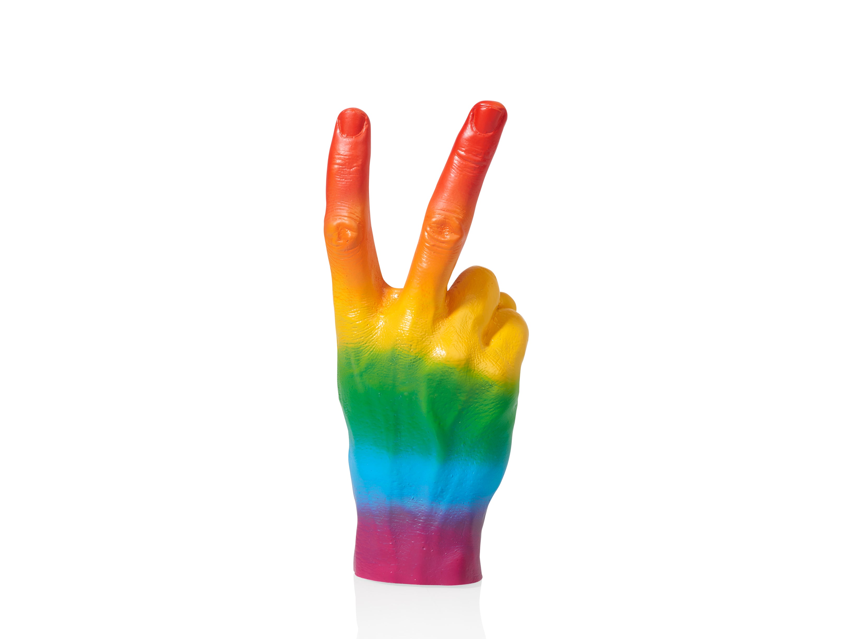 bitten-home-sculpture-peace-arc-en-ciel-noire-20-cm image 2