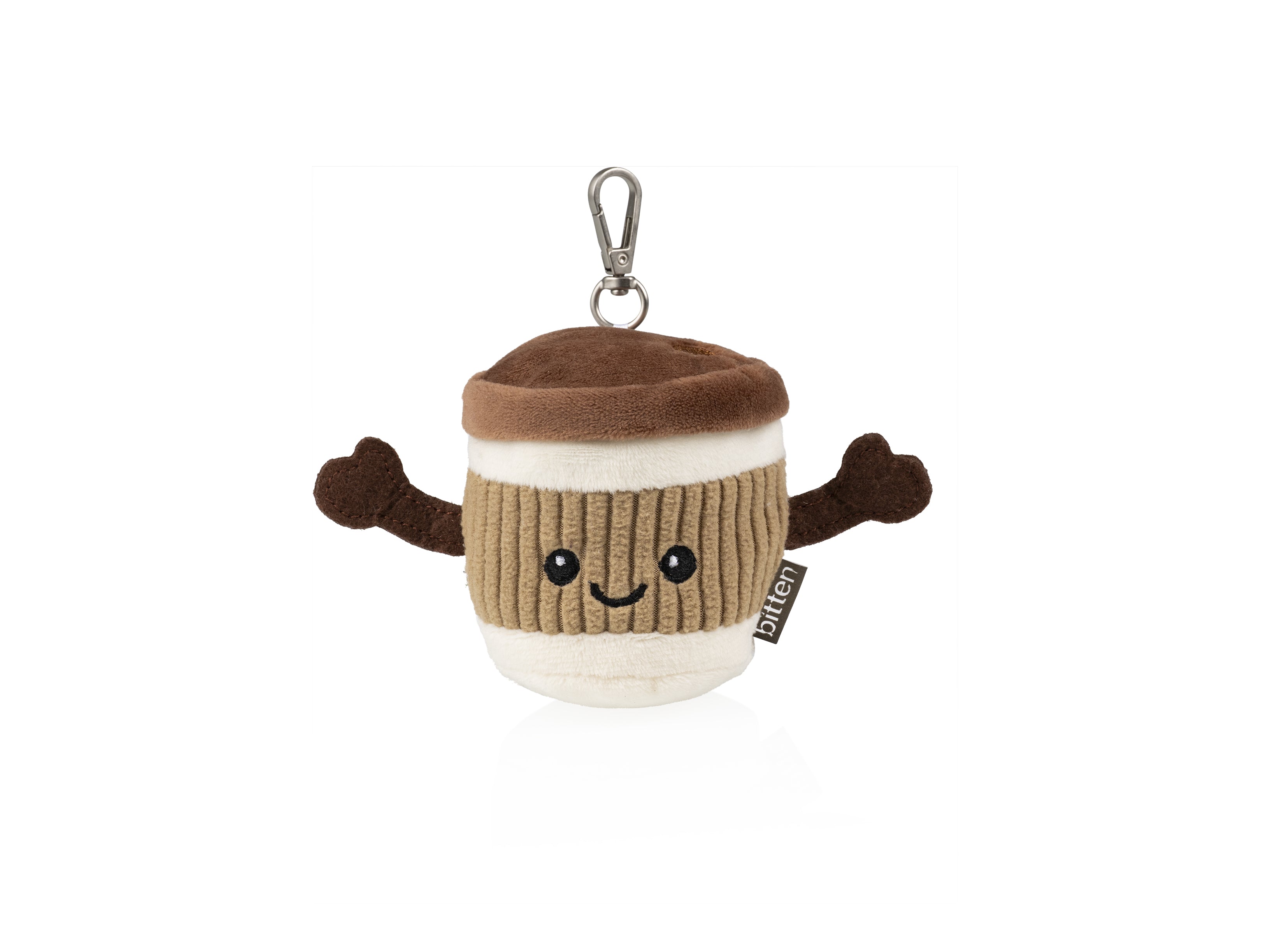 bitten-keyfriends-latte-to-go-porte-cl-s-peluche-caf image 1