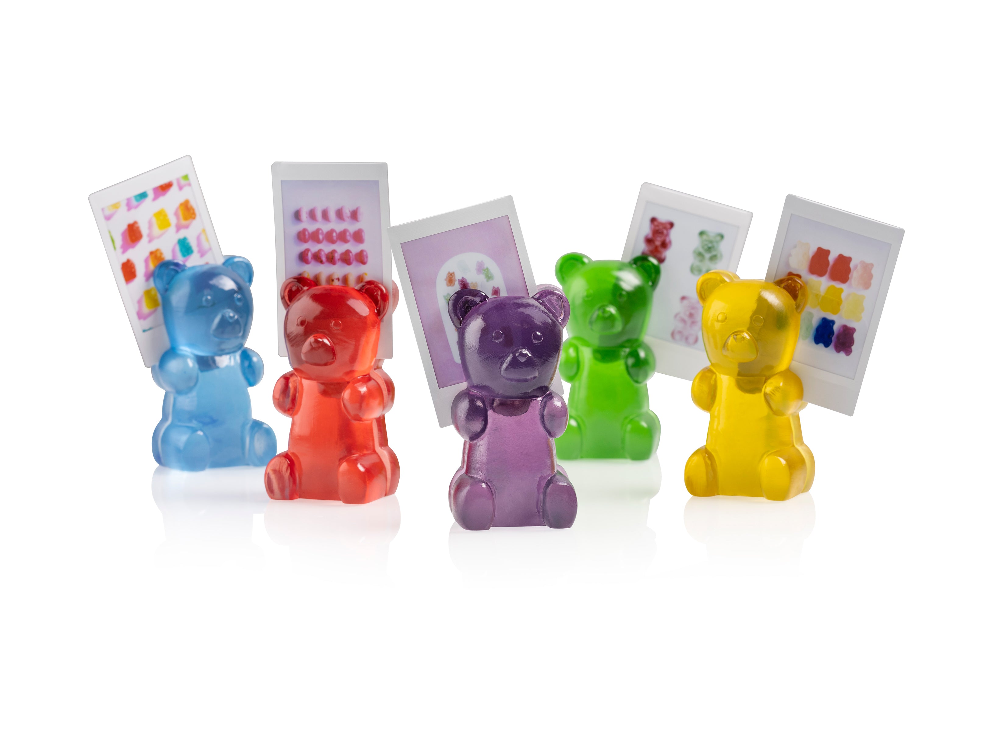 bitten-kids-candy-bear-magnetic-photo-holder-porte-photo-ours-jaune image 3