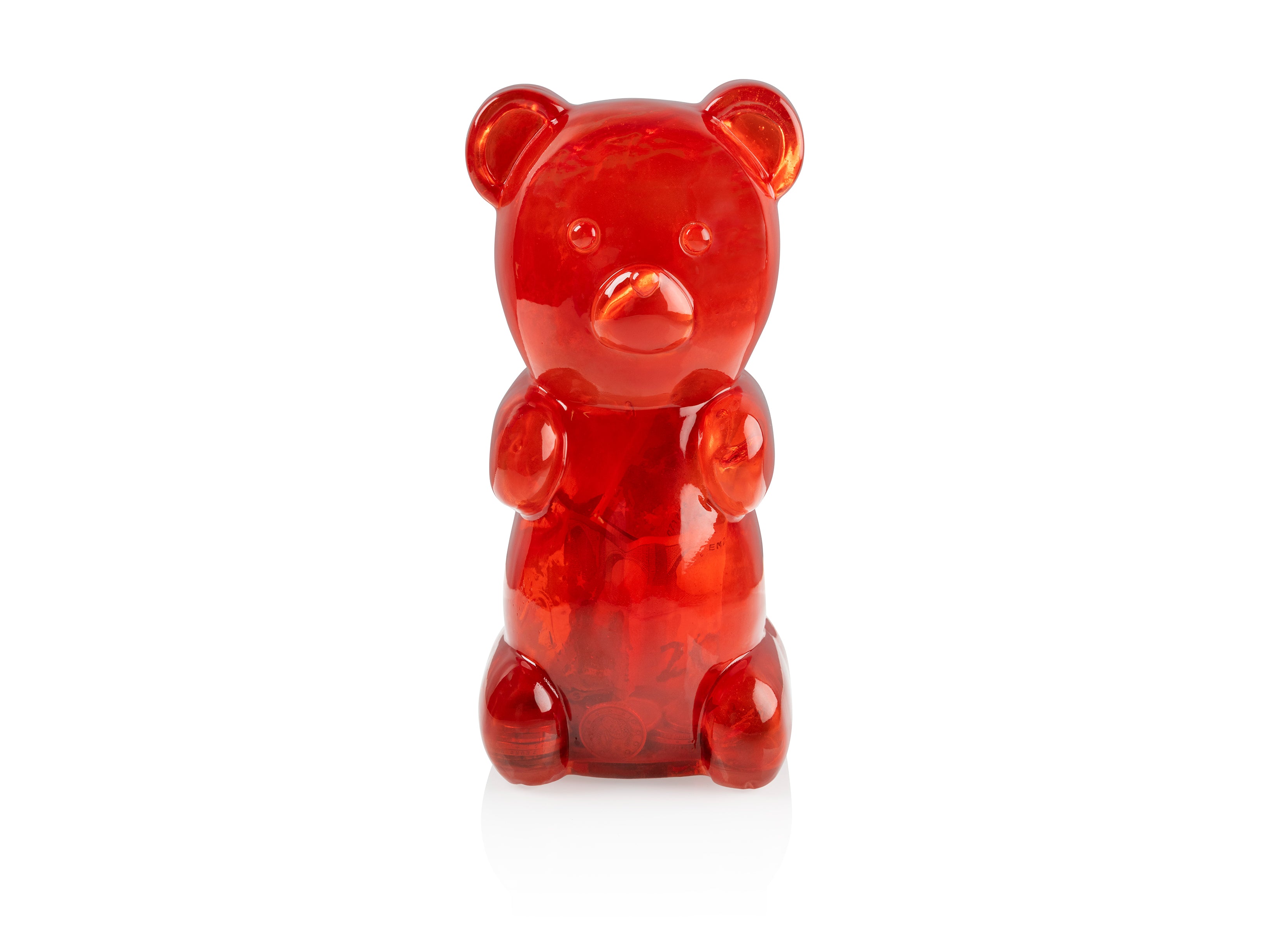 bitten-candy-bear-tirelire-ours-rouge-enfant-originale image 2