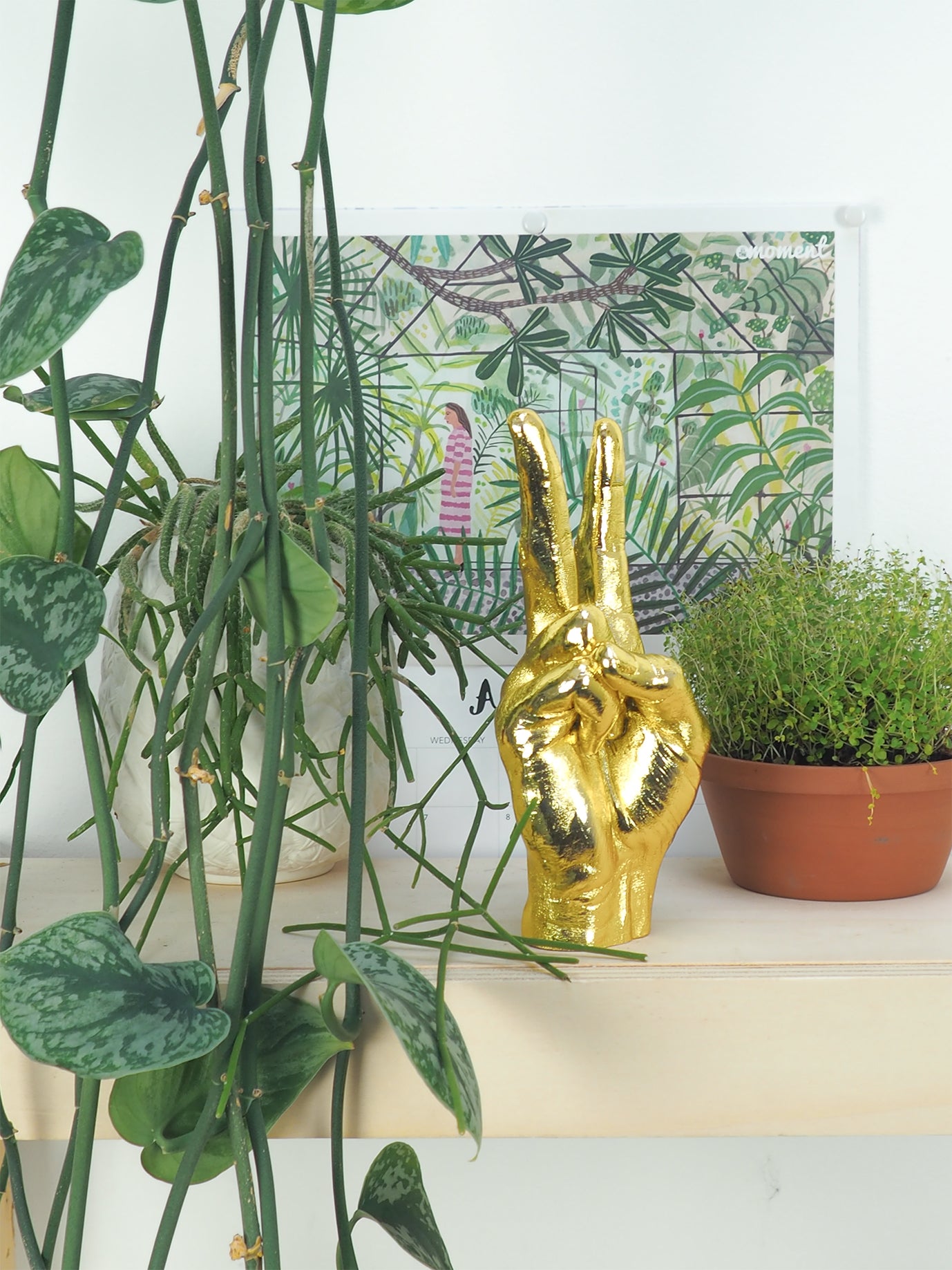 bitten-home-peace-sculpture-statue-dor-e-20-cm-signe-peace image 2