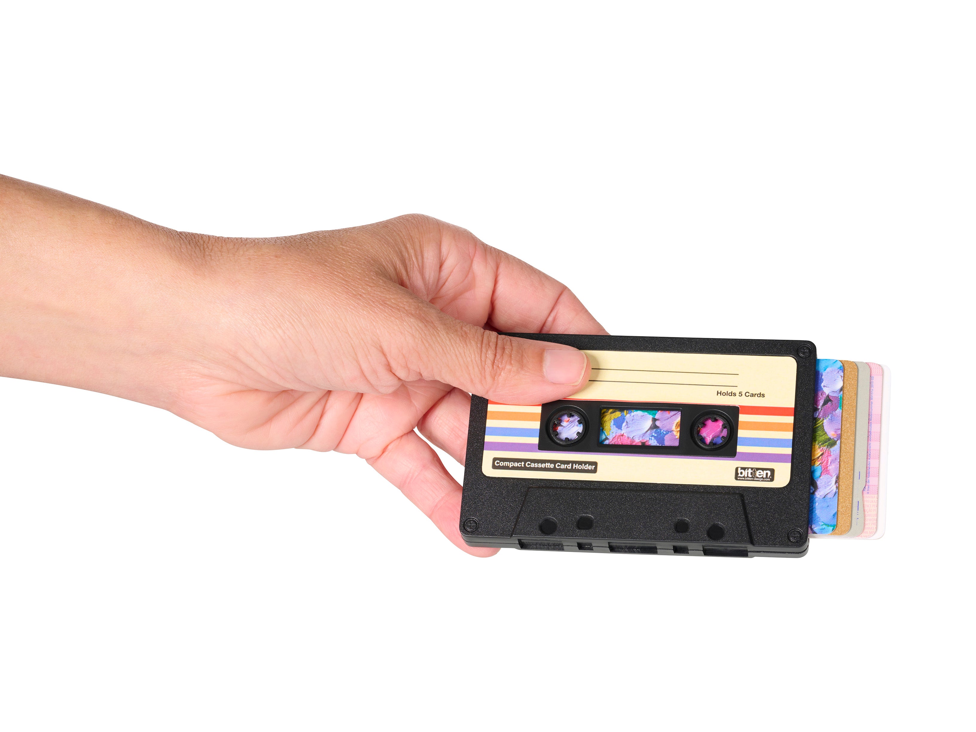bitten-stationary-cassette-porte-cartes-noir-rfid-5-cartes image 3