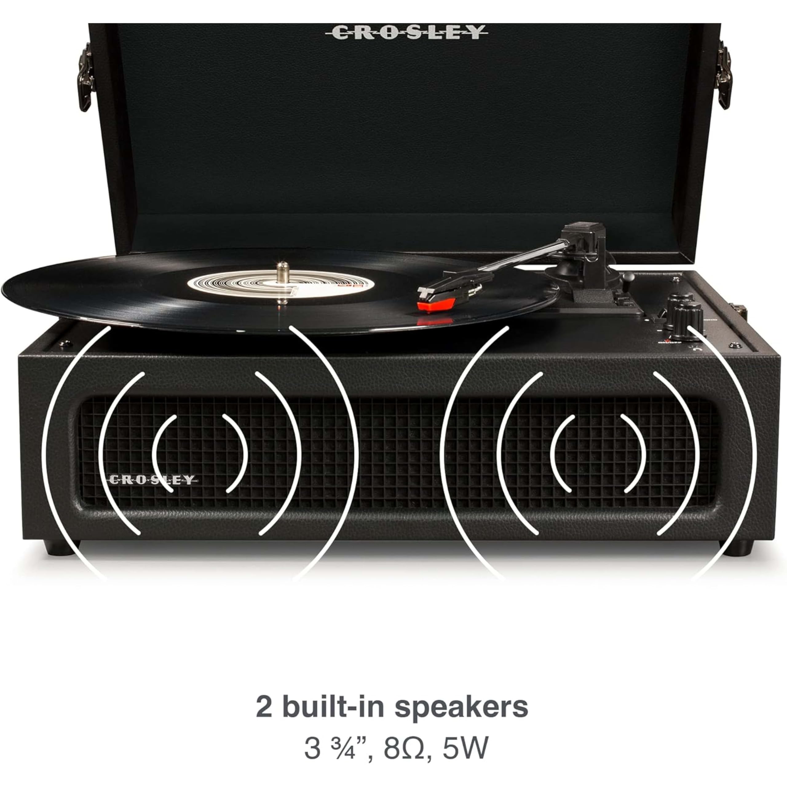 crosley-voyager-tourne-disque-valise-bluetooth-noir-3-vitesses image 7