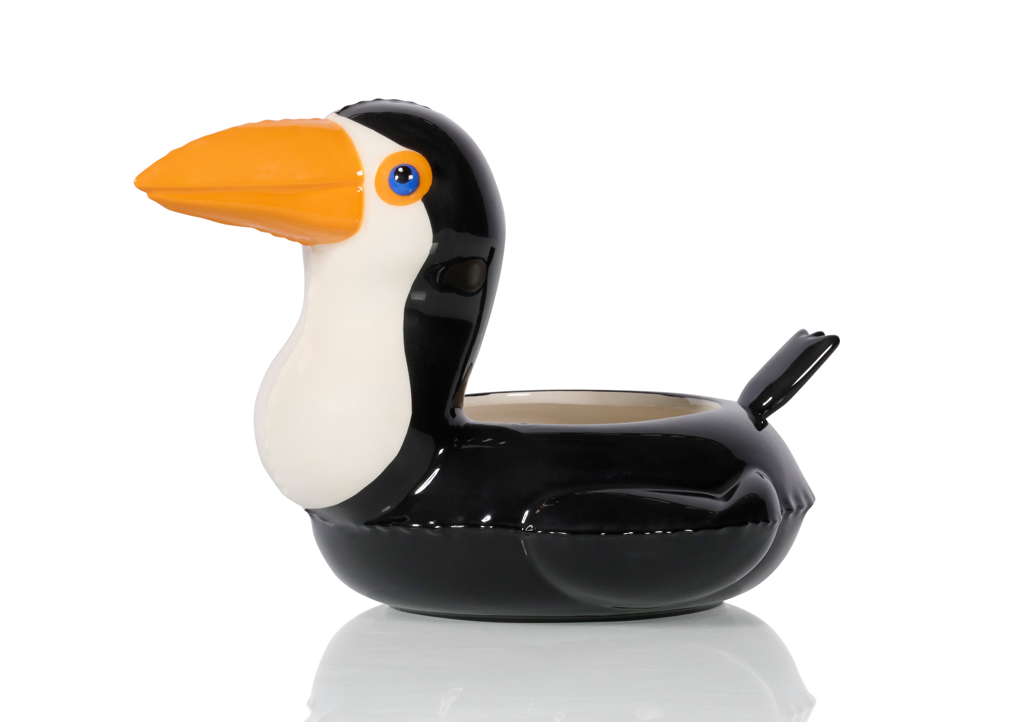 bitten-floaty-toucan-pot-cache-pot-c-ramique-tropical image 2