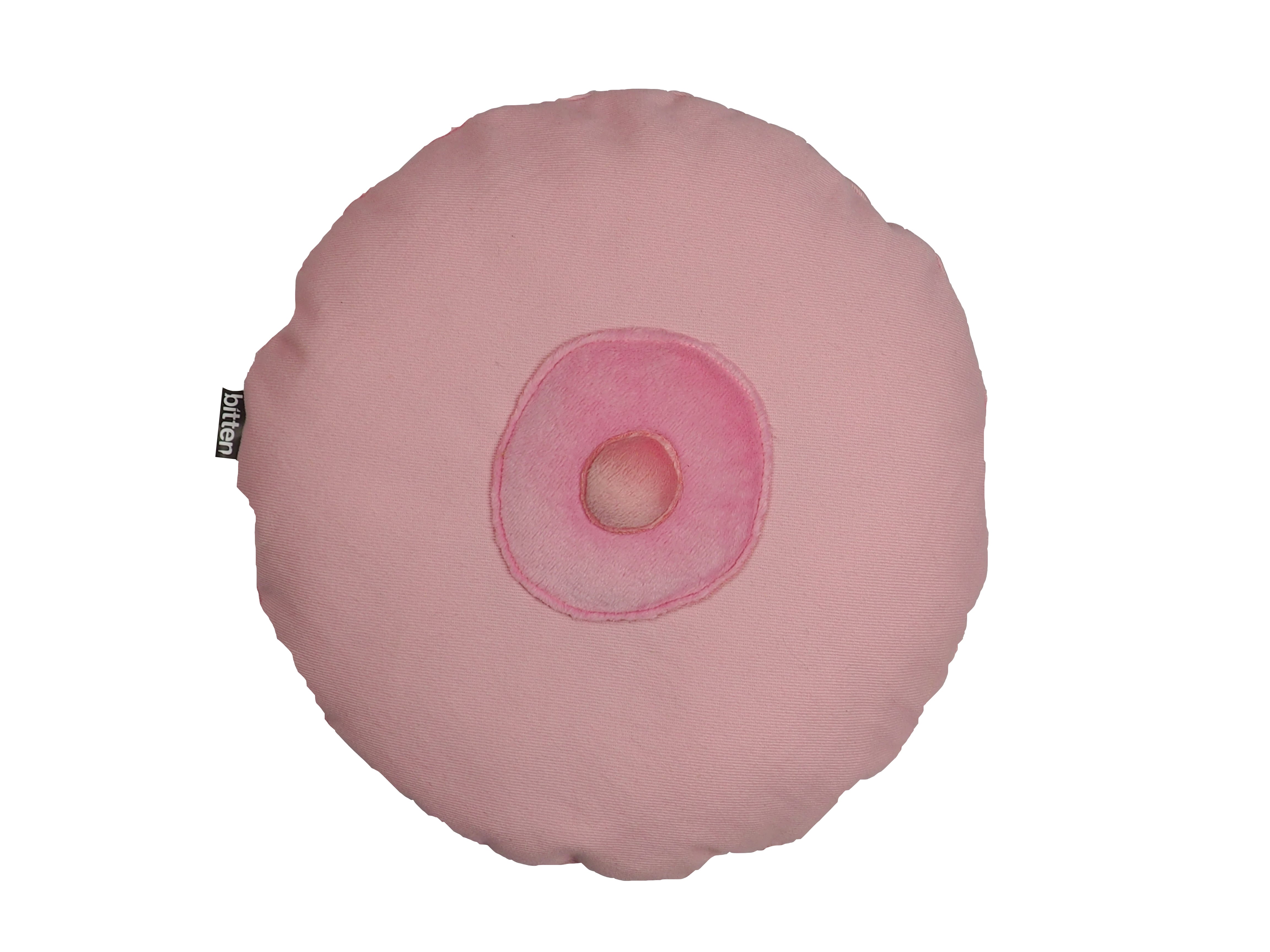 bitten-huggable-peluche-chauffante-sein-rose-lavande image 1