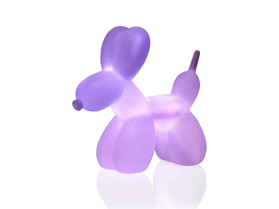 bitten-home-lampe-chien-ballon-violet-usb-c image 1