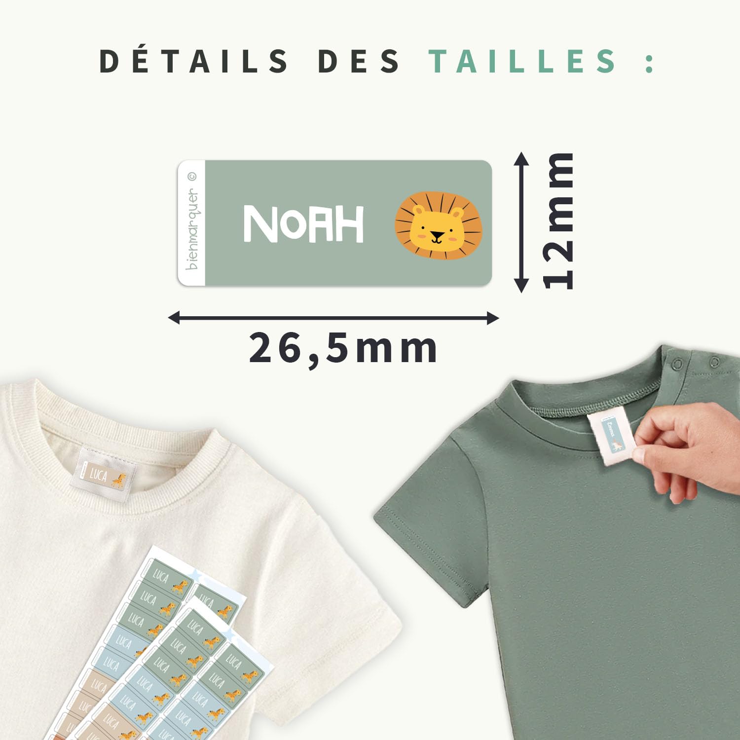 bienmarquer-tiquettes-v-tements-autocollantes-nature-pr-nom-enfant image 4