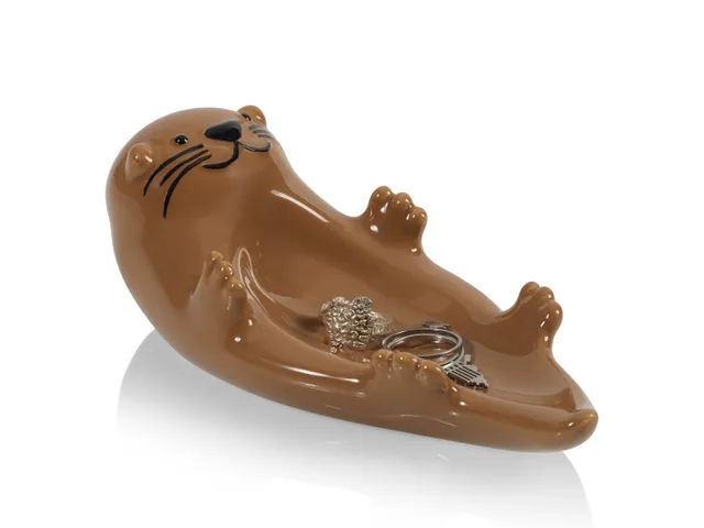 bitten-baby-otter-coupelle-c-ramique-loutre-16-cm image 1