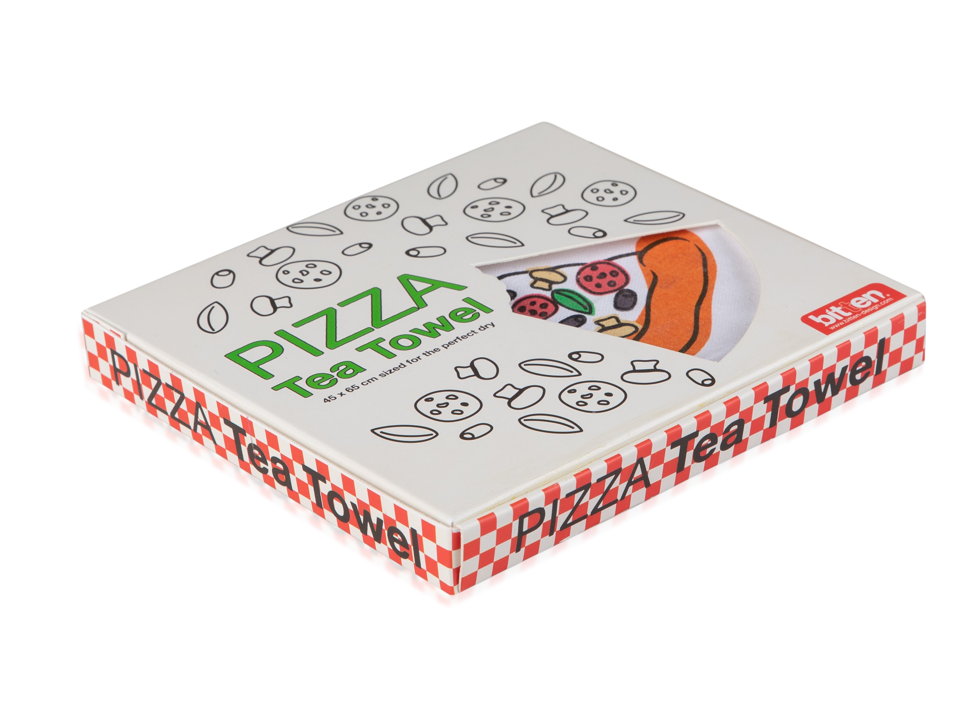 bitten-pizza-torchon-cuisine-coton-part-de-pizza image 1