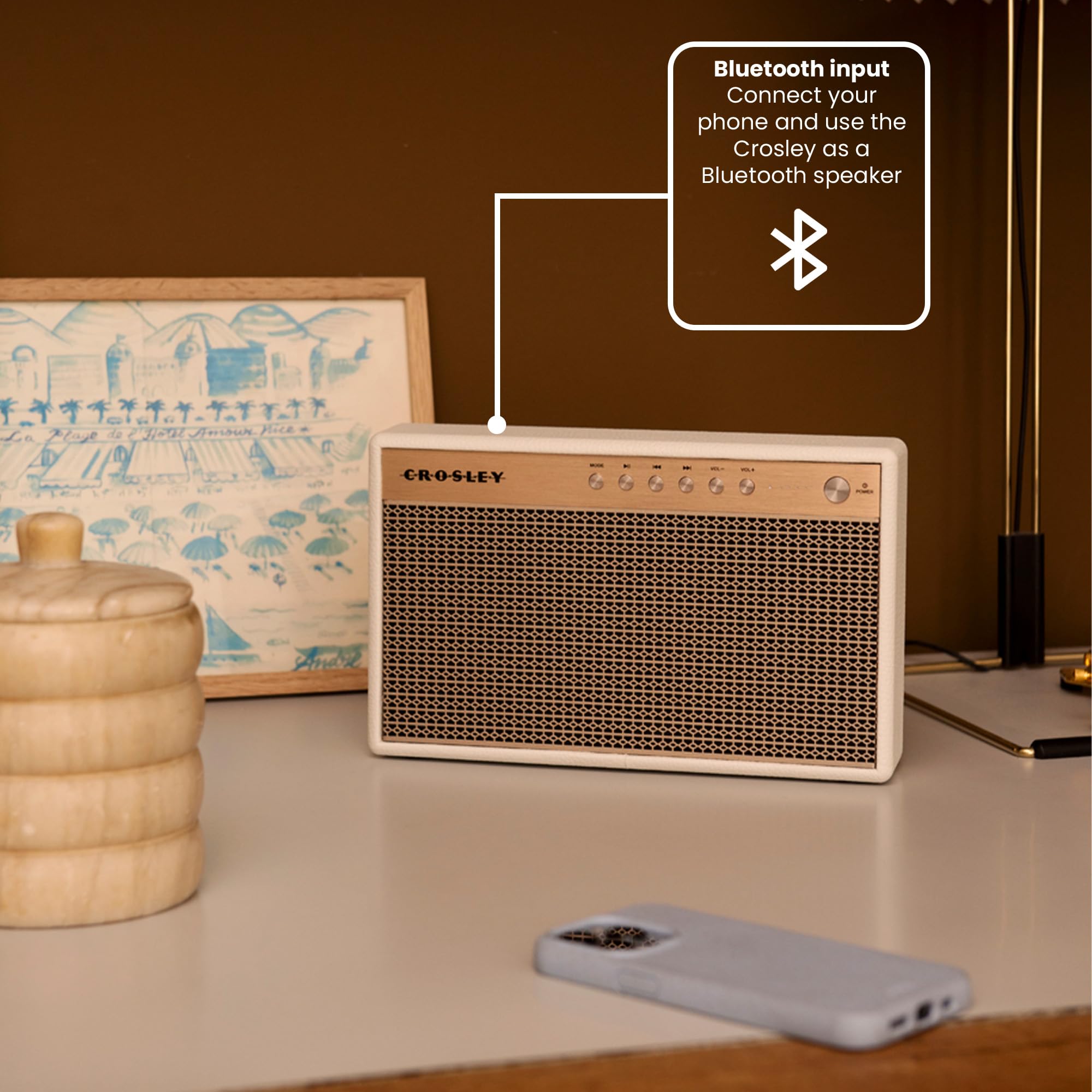 crosley-montero-haut-parleur-bluetooth-portable-20w-blanc image 2
