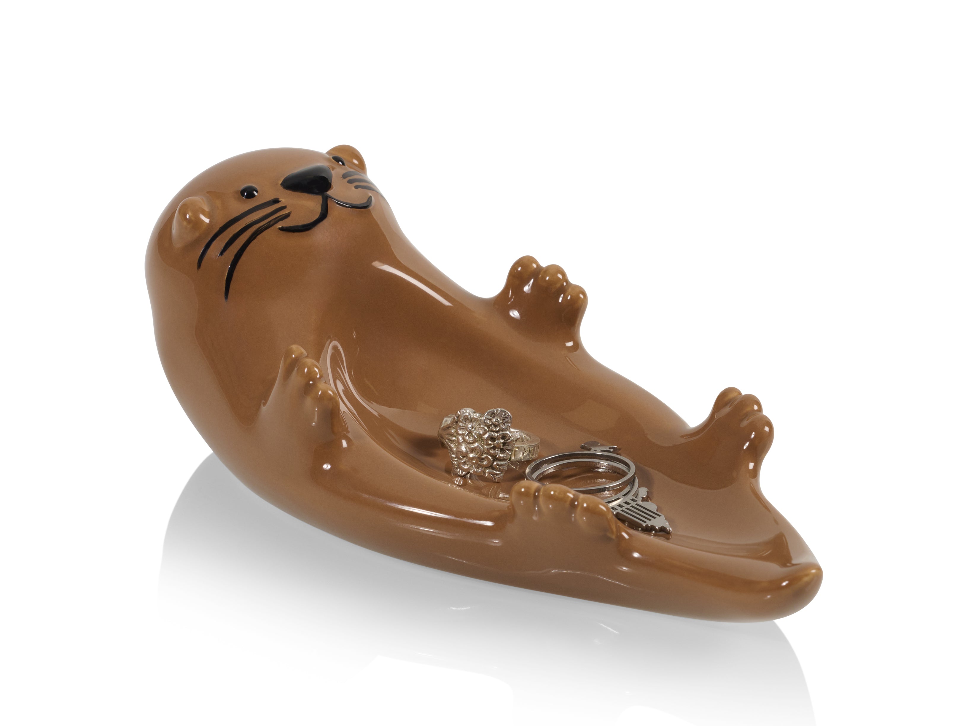 bitten-baby-otter-coupelle-c-ramique-loutre-16-cm image 1
