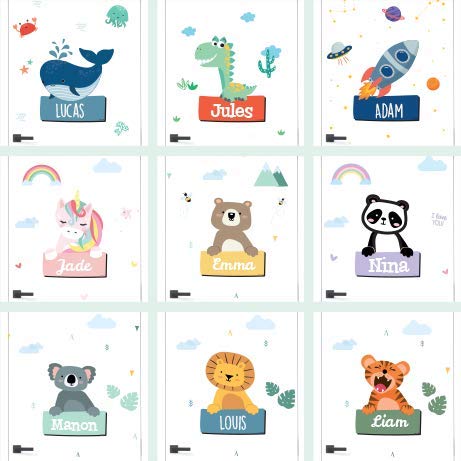 bienmarquer-stickers-d-co-porte-tigre-pr-nom-chambre-enfant image 3