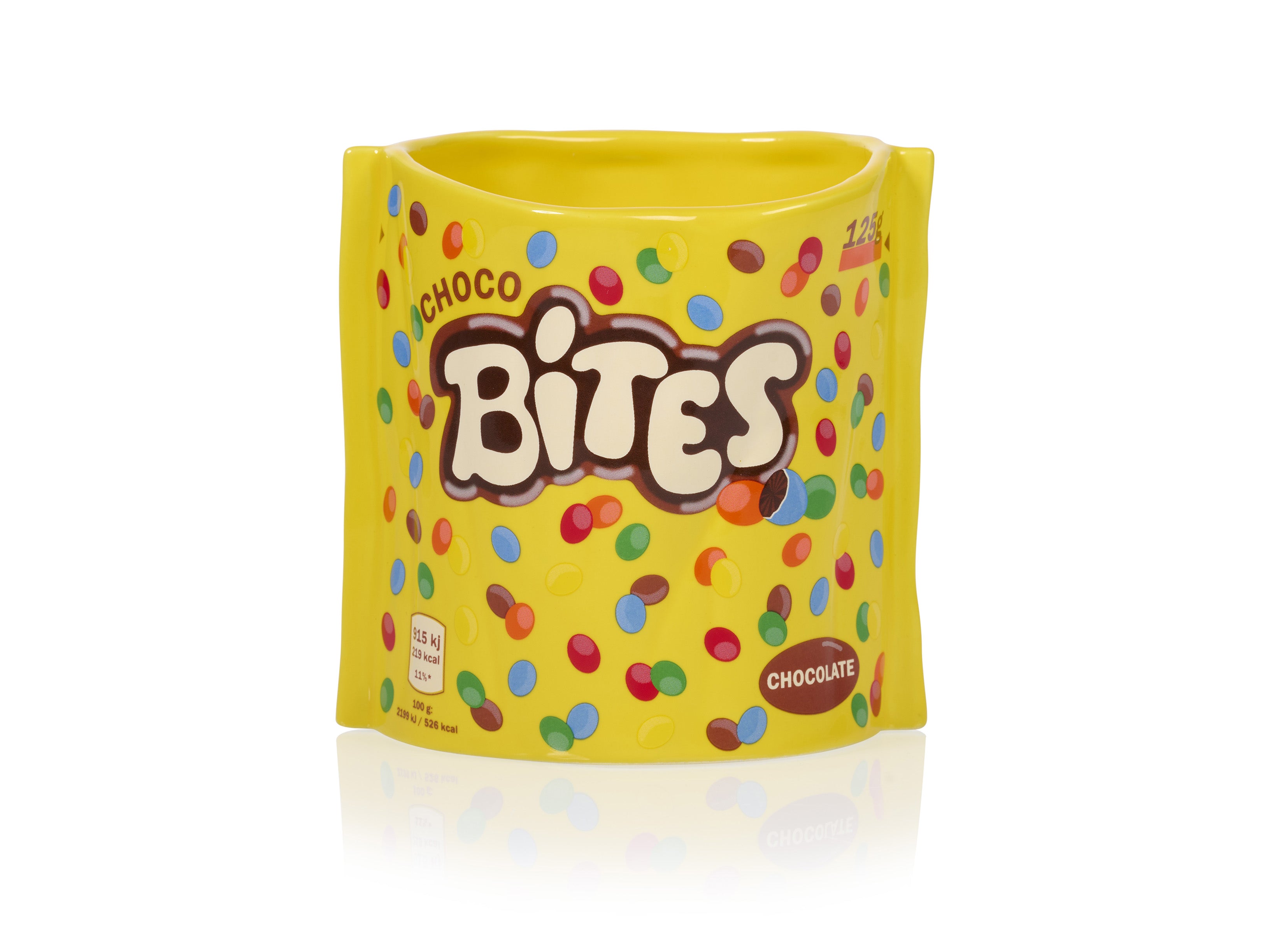 bitten-choco-bites-cache-pot-c-ramique-chocolat-brillant image 1
