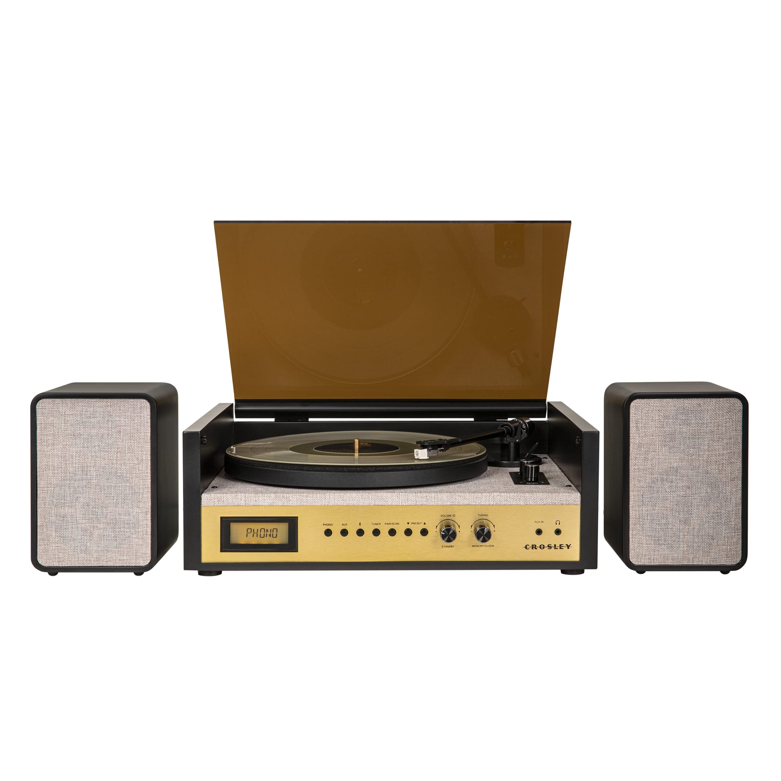 crosley-coda-platine-vinyle-bluetooth-noir-2-haut-parleurs image 1