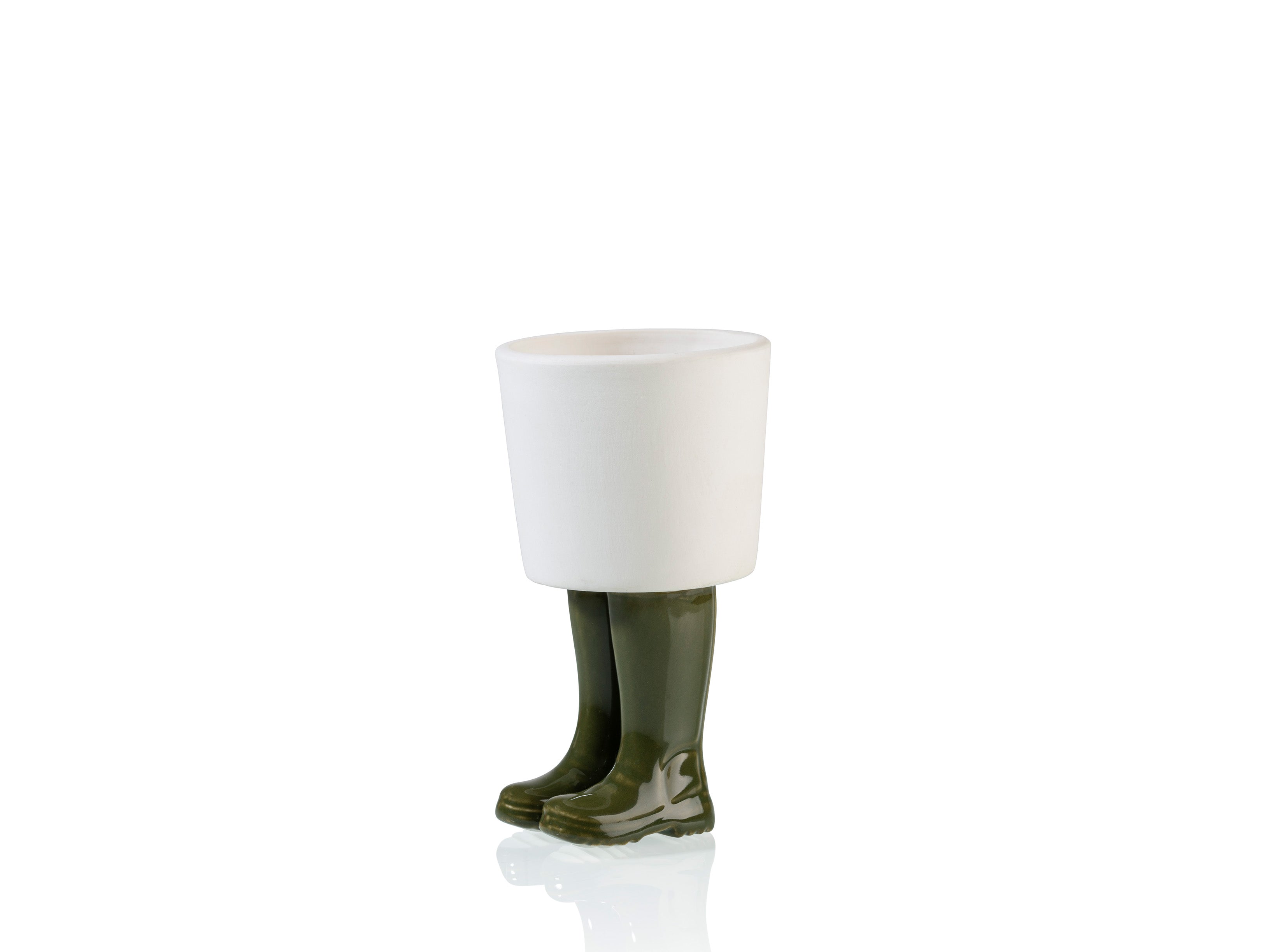 bitten-wellington-planter-small-green-cache-pot-vert image 4