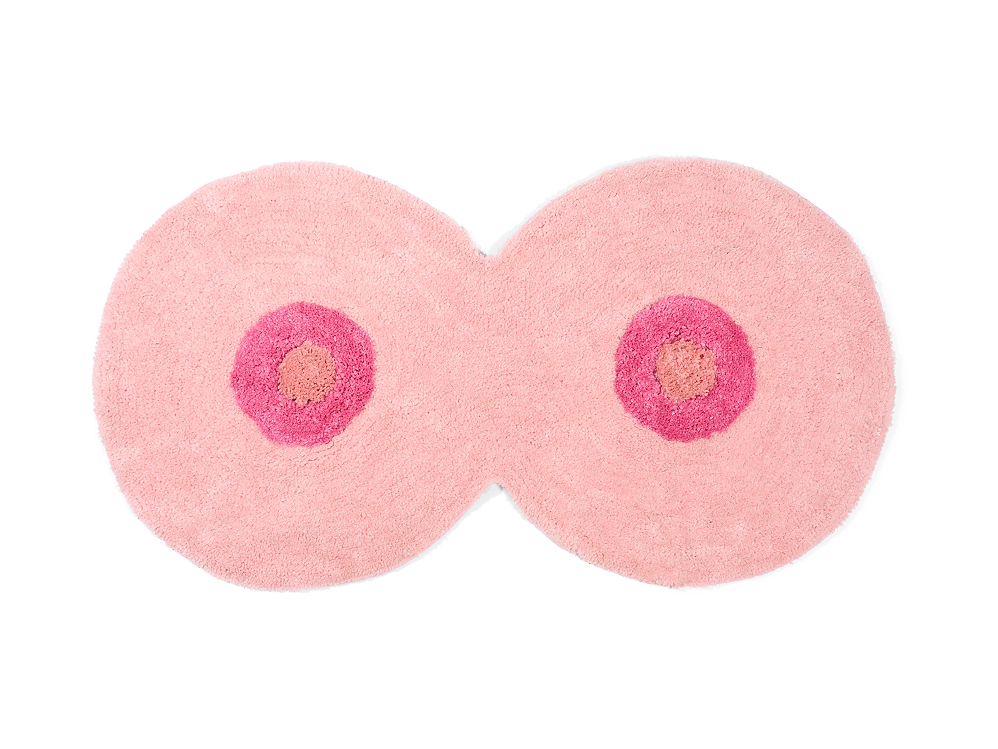 bitten-home-pink-boob-rug-tapis-rose-92x50-cm image 1