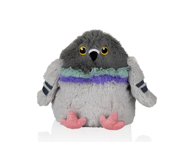 bitten-city-bird-pigeon-bouillotte-peluche-lavande image 1