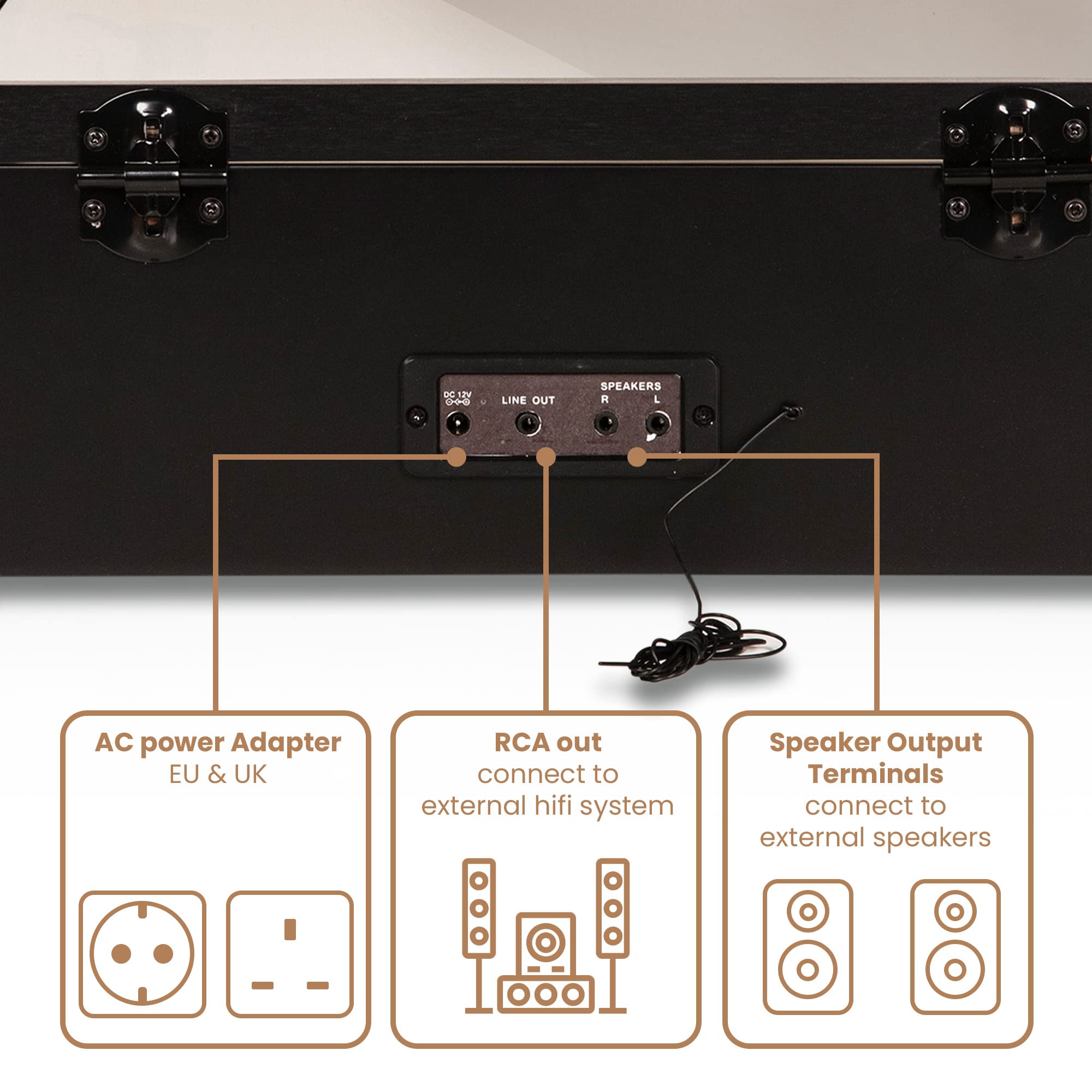 crosley-coda-platine-vinyle-bluetooth-noir-2-haut-parleurs image 3