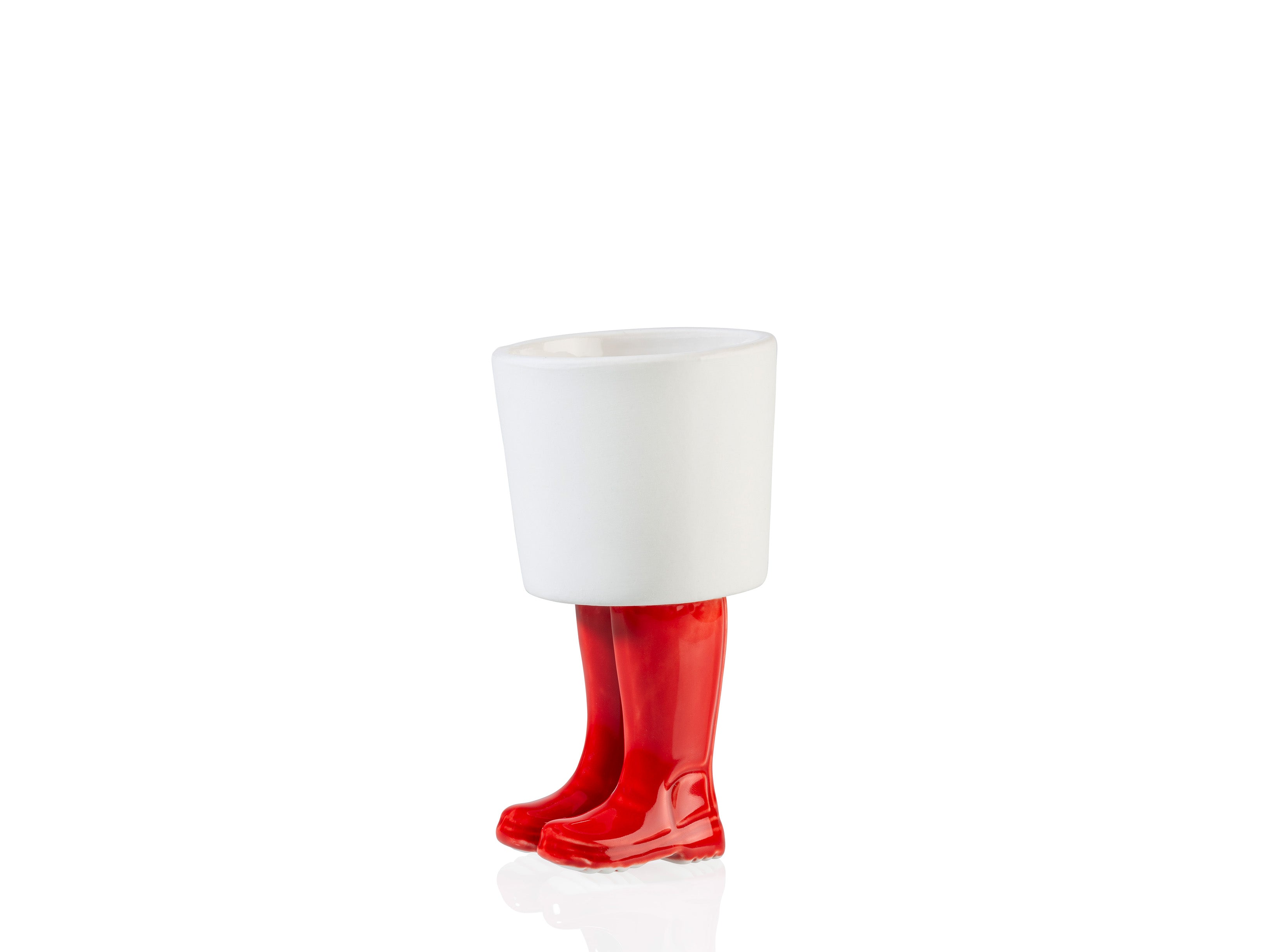 bitten-wellington-planter-small-pot-botte-rouge image 4