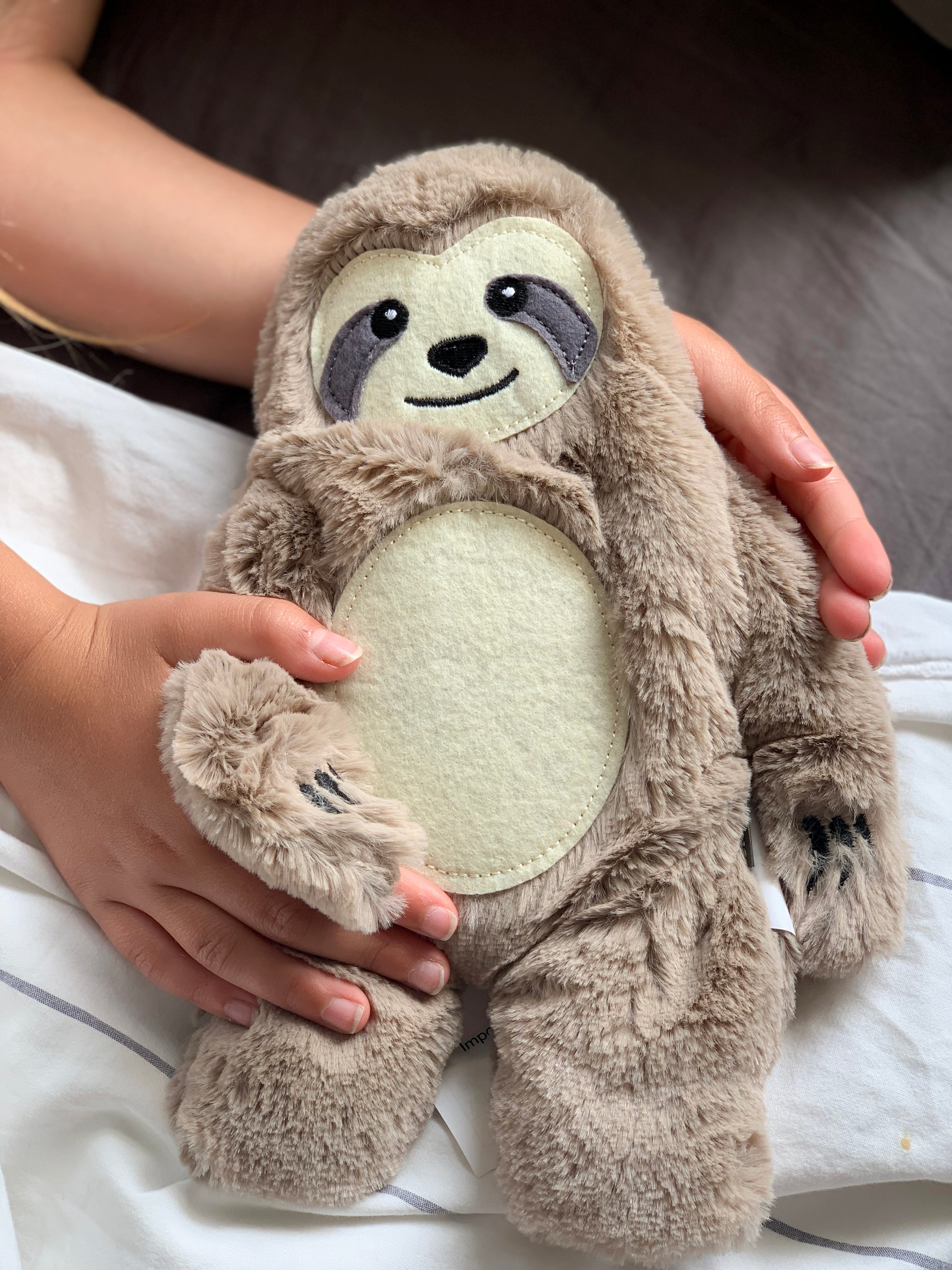 bitten-lazy-sloth-peluche-chauffante-lavande-bl image 3