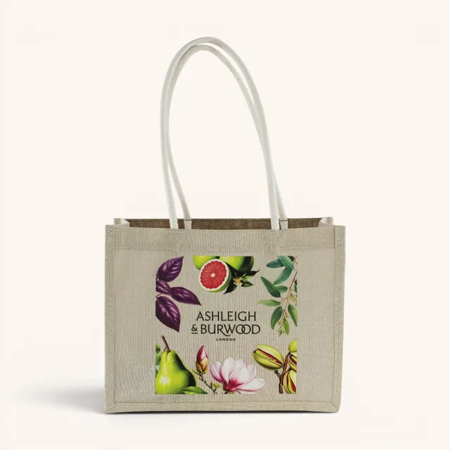 ashleigh-burwood-sac-shopping-jute-botanique-r-utilisable image 1