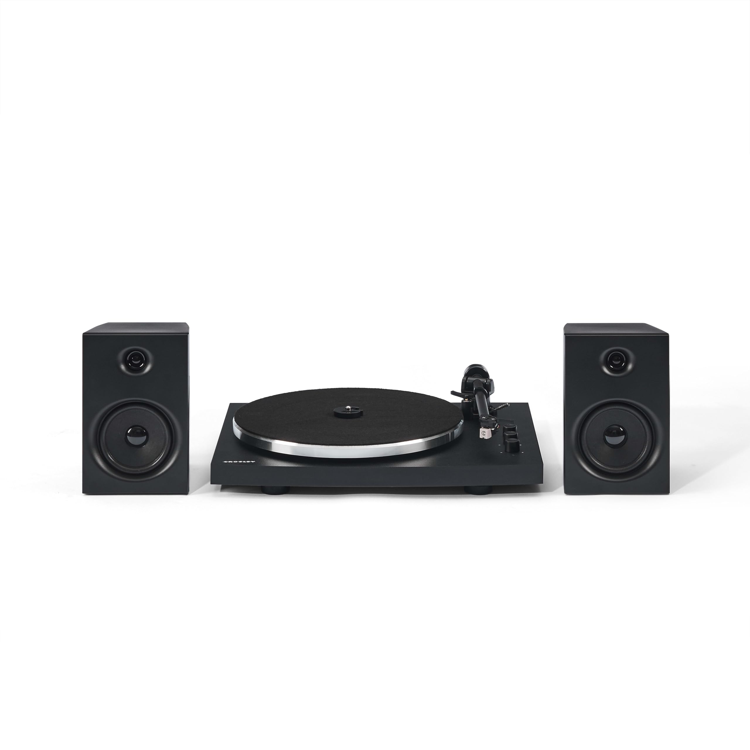 crosley-t150-platine-vinyle-bluetooth-noire-enceintes-30w image 1