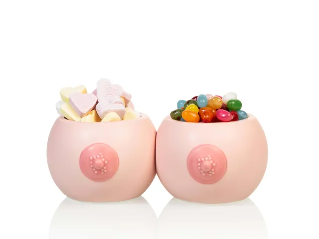 bitten-tableware-boob-cups-lot-2-tasses-seins-c-ramique image 1