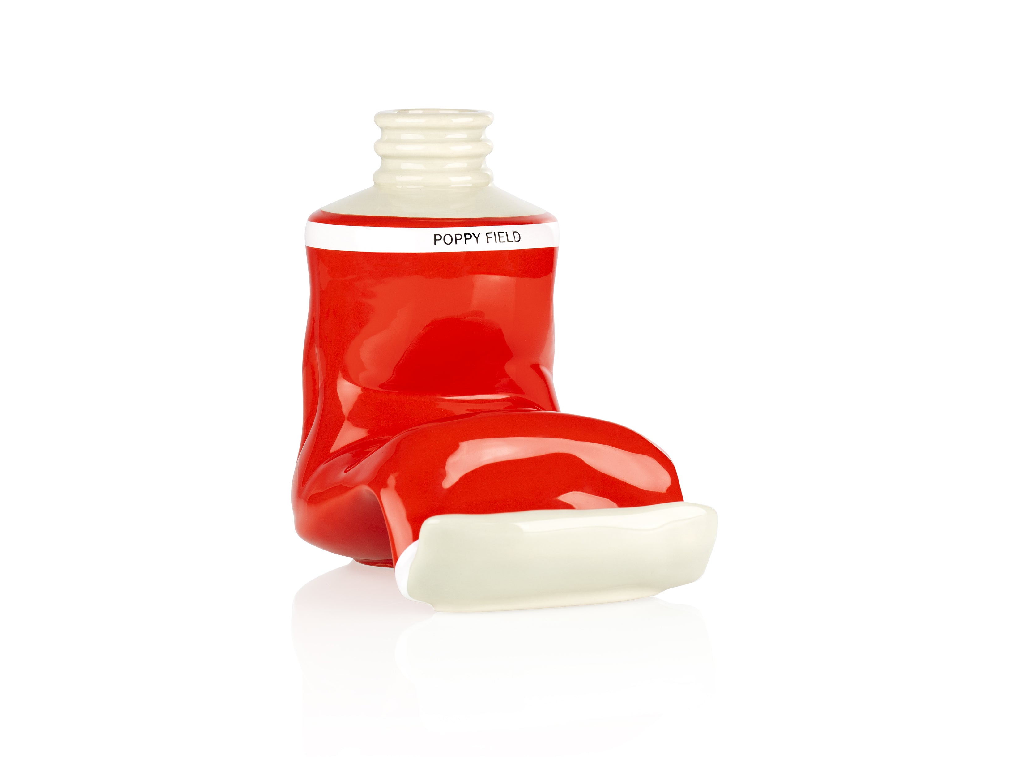 bitten-paint-tube-large-vase-tube-peinture-rouge-c-ramique image 3