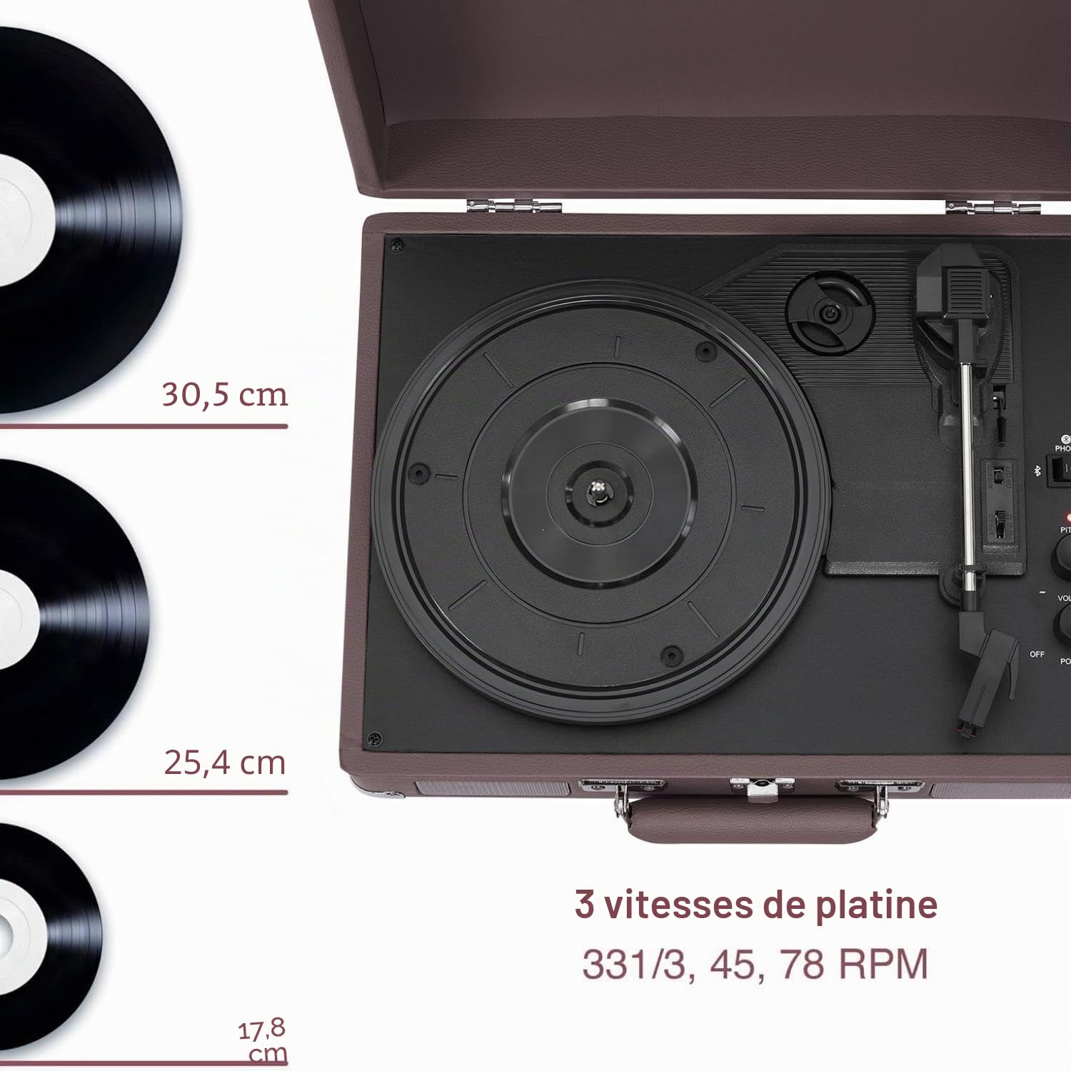 crosley-cruiser-plus-tourne-disque-valise-violet-cendr-bluetooth image 3