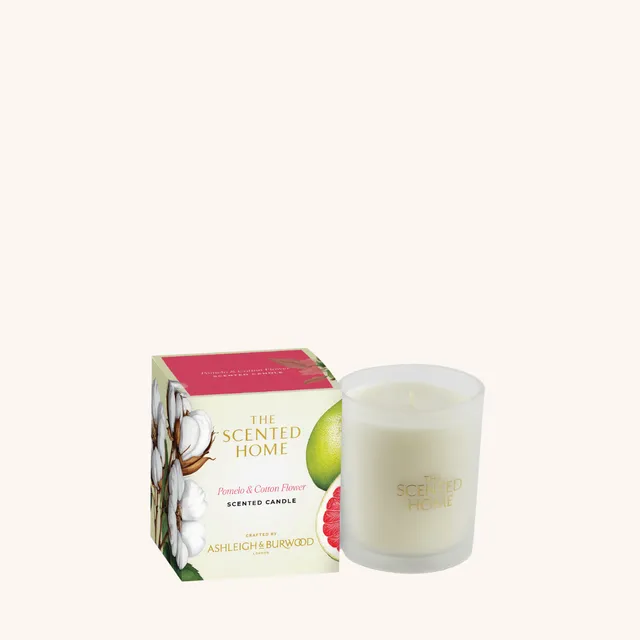 ashleigh-burwood-pomelo-cotton-flower-bougie-parfum-e-170g-agrumes-frais image 1