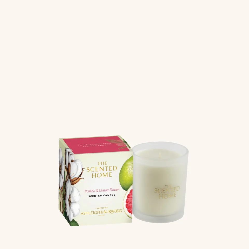 ashleigh-burwood-pomelo-cotton-flower-bougie-parfum-e-170g-agrumes-frais image 1