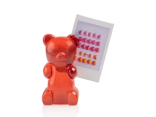 bitten-kids-candy-bear-porte-photo-magn-tique-rouge image 1
