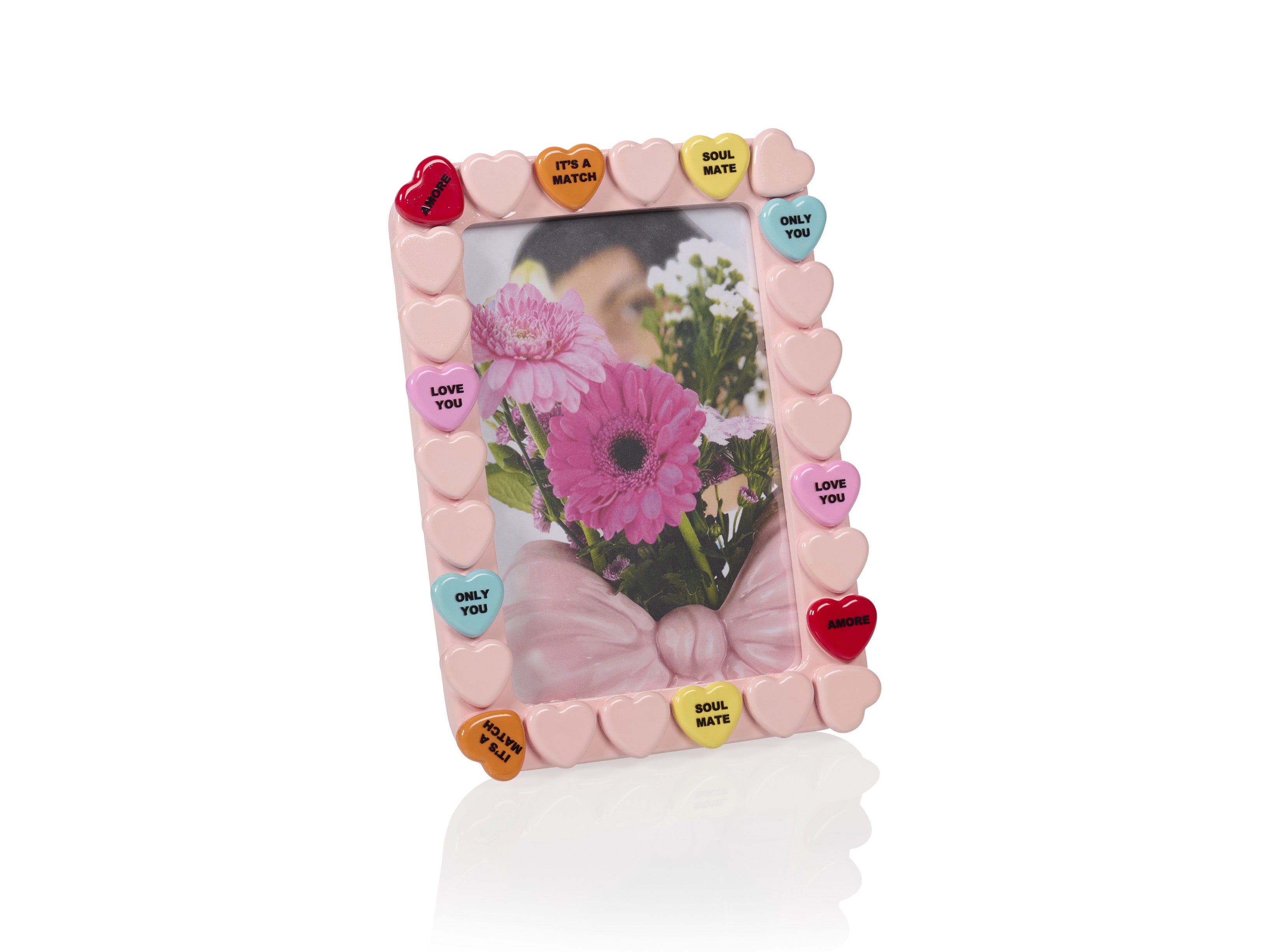 bitten-sweet-heart-cadre-photo-rose-bonbons-photo-10x15 image 1