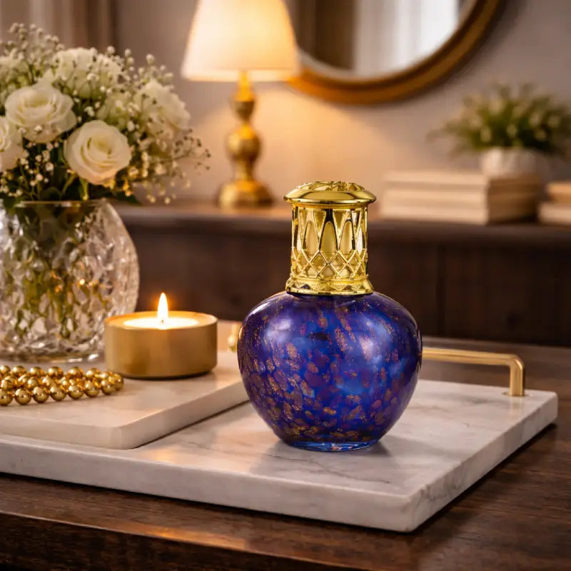 ashleigh-burwood-tsar-lampe-parfum-e-bleue-verre image 2