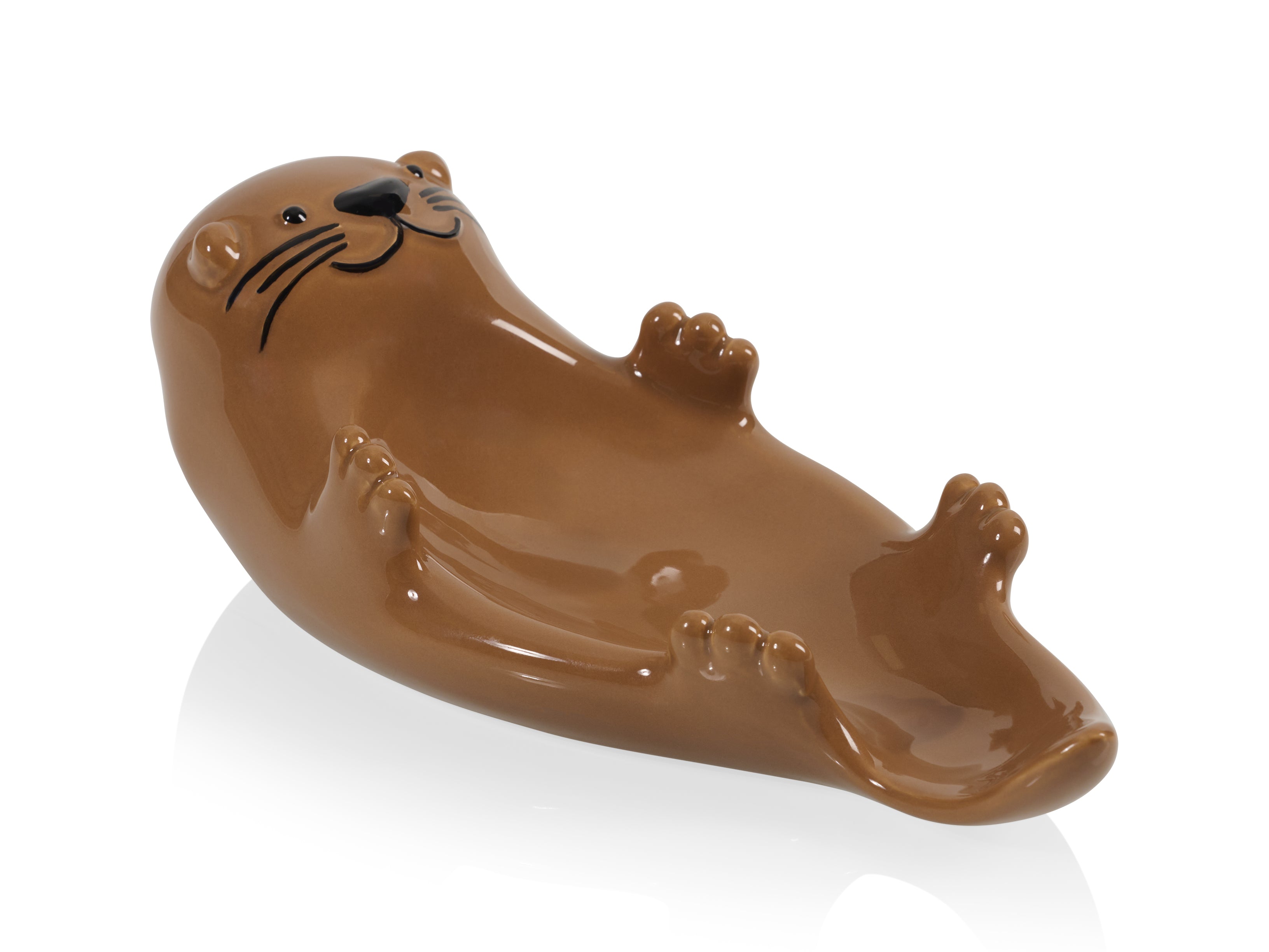 bitten-baby-otter-porte-savon-vide-poche-loutre-c-ramique image 3
