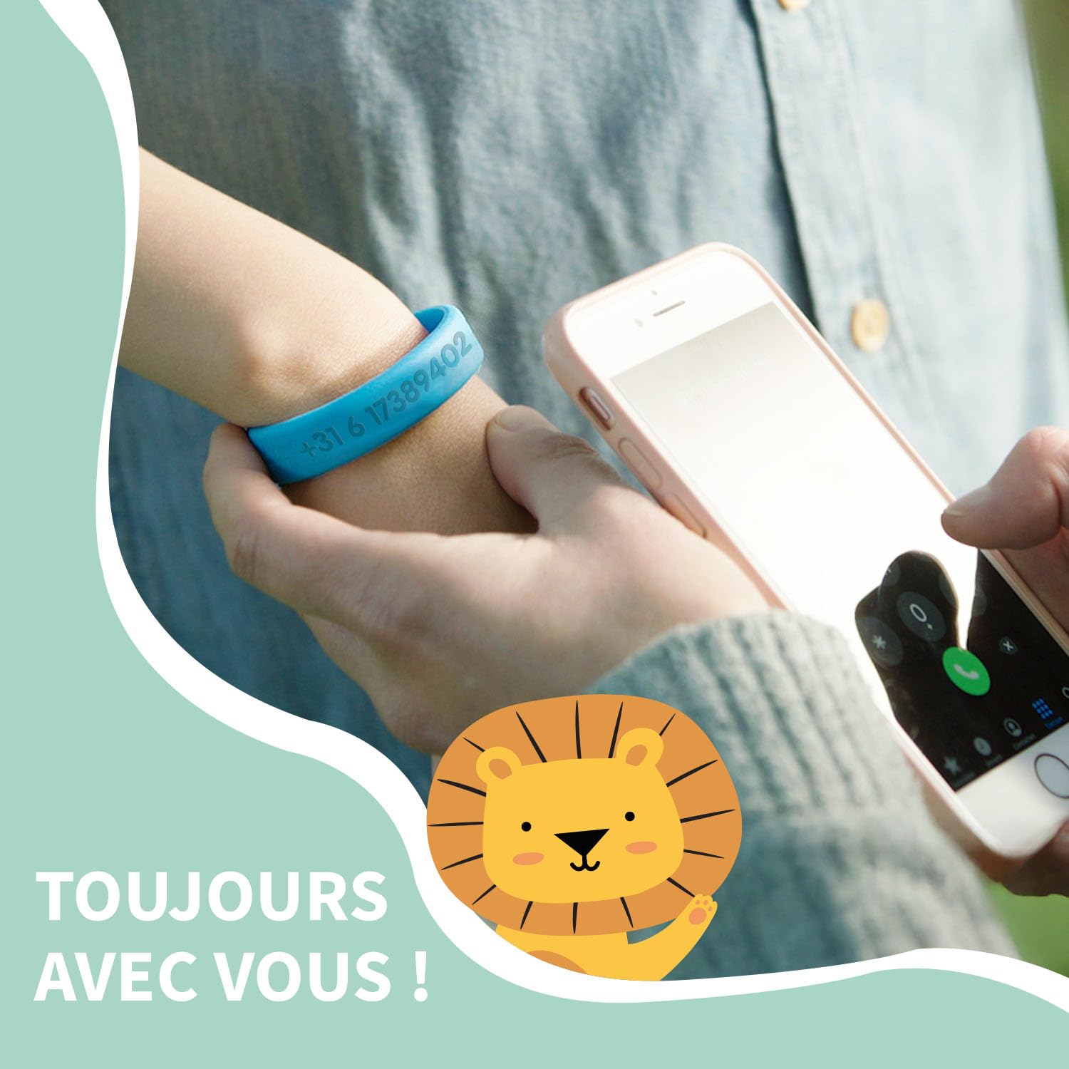 bienmarquer-s-curit-pack-2-bracelets-sos-enfant-silicone-grav image 7