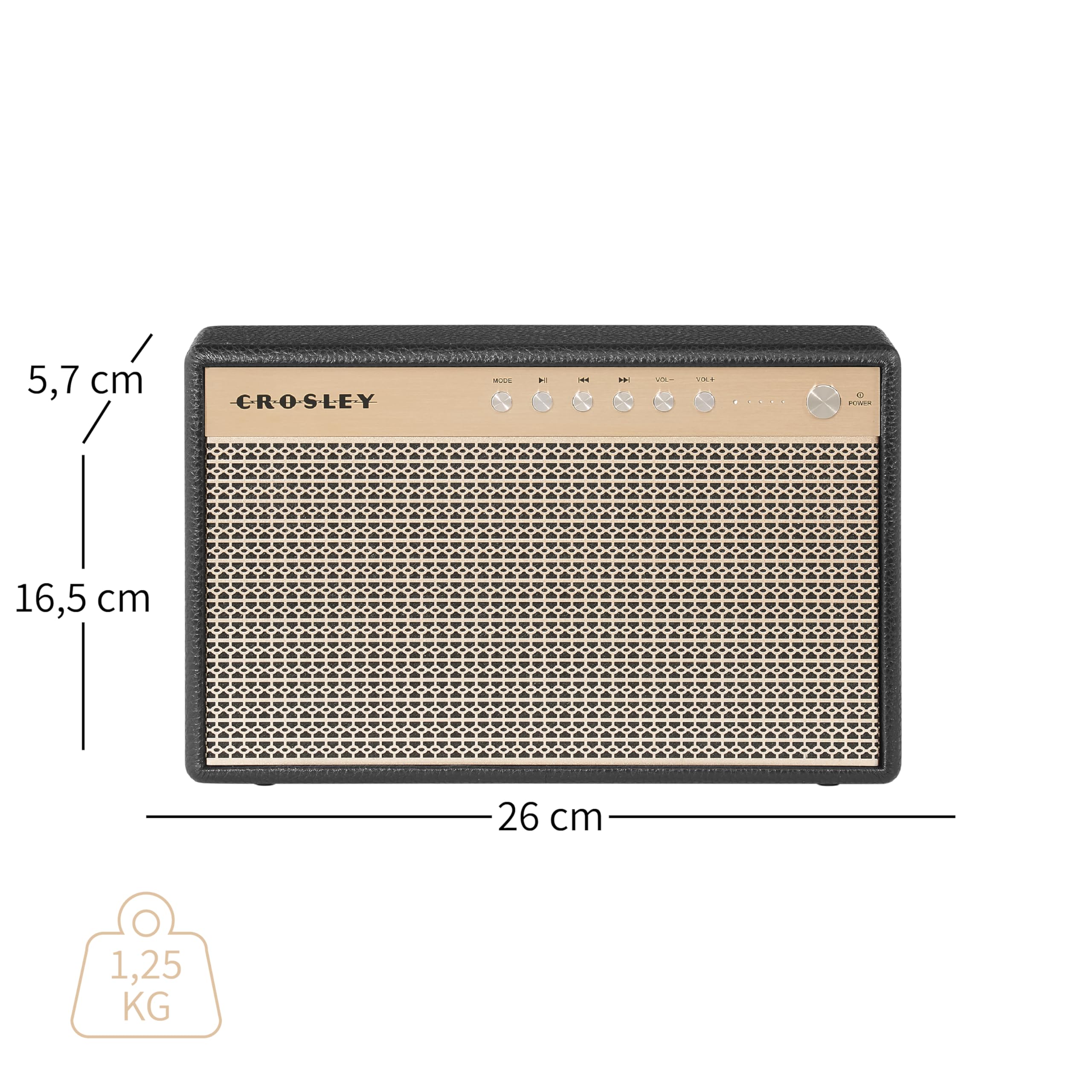 crosley-montero-enceinte-bluetooth-r-tro-portable-20w-noire image 5