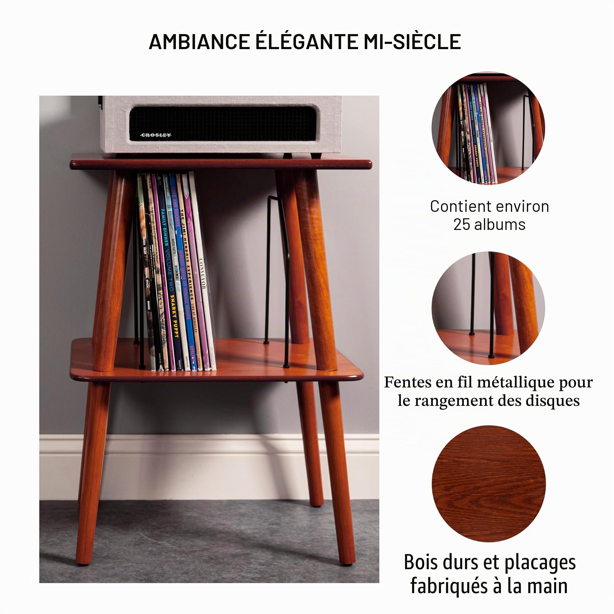 crosley-manchester-meuble-vinyle-paprika-bois image 4