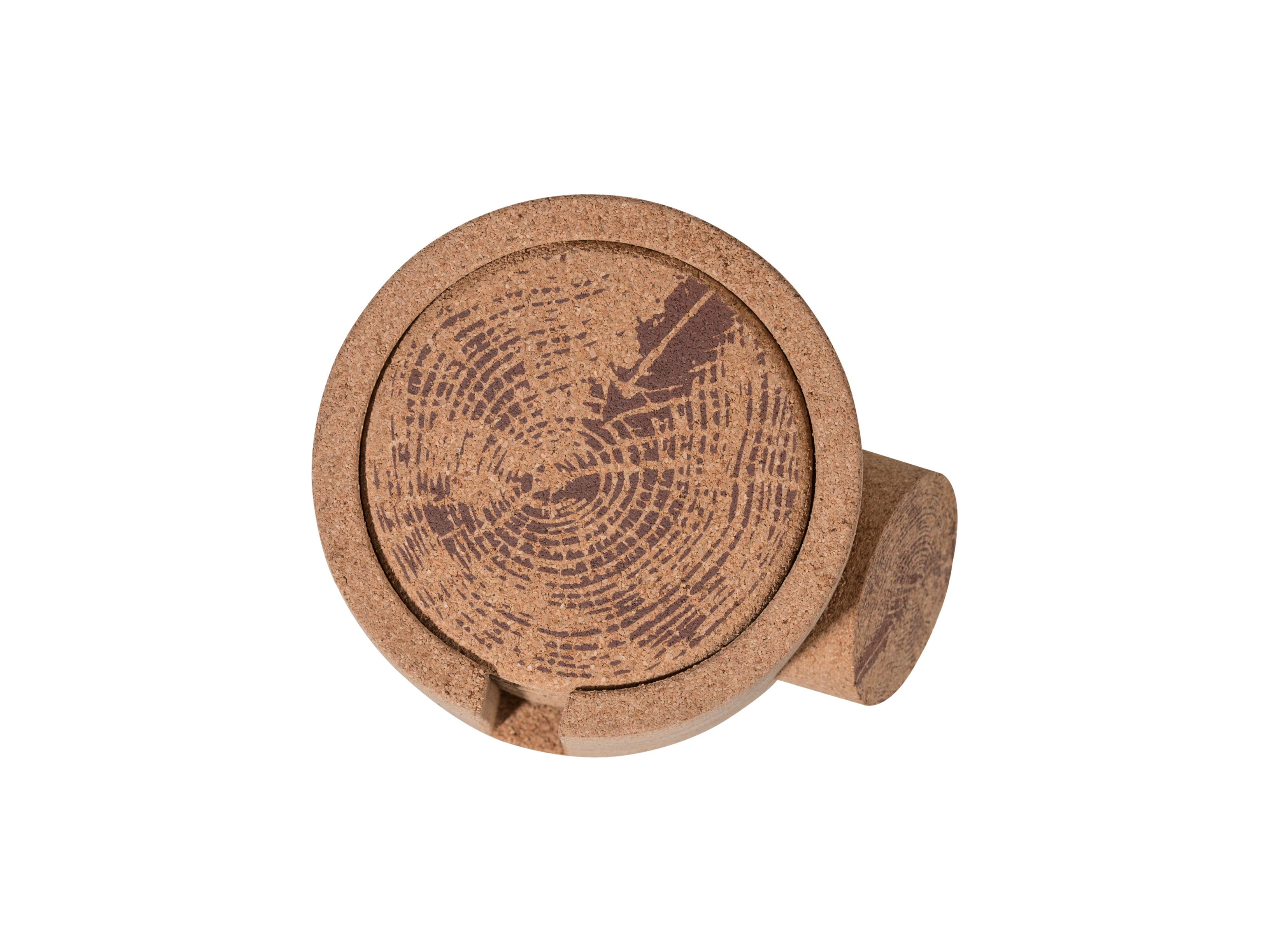 bitten-log-coasters-sous-verres-bois-lot-de-10 image 2