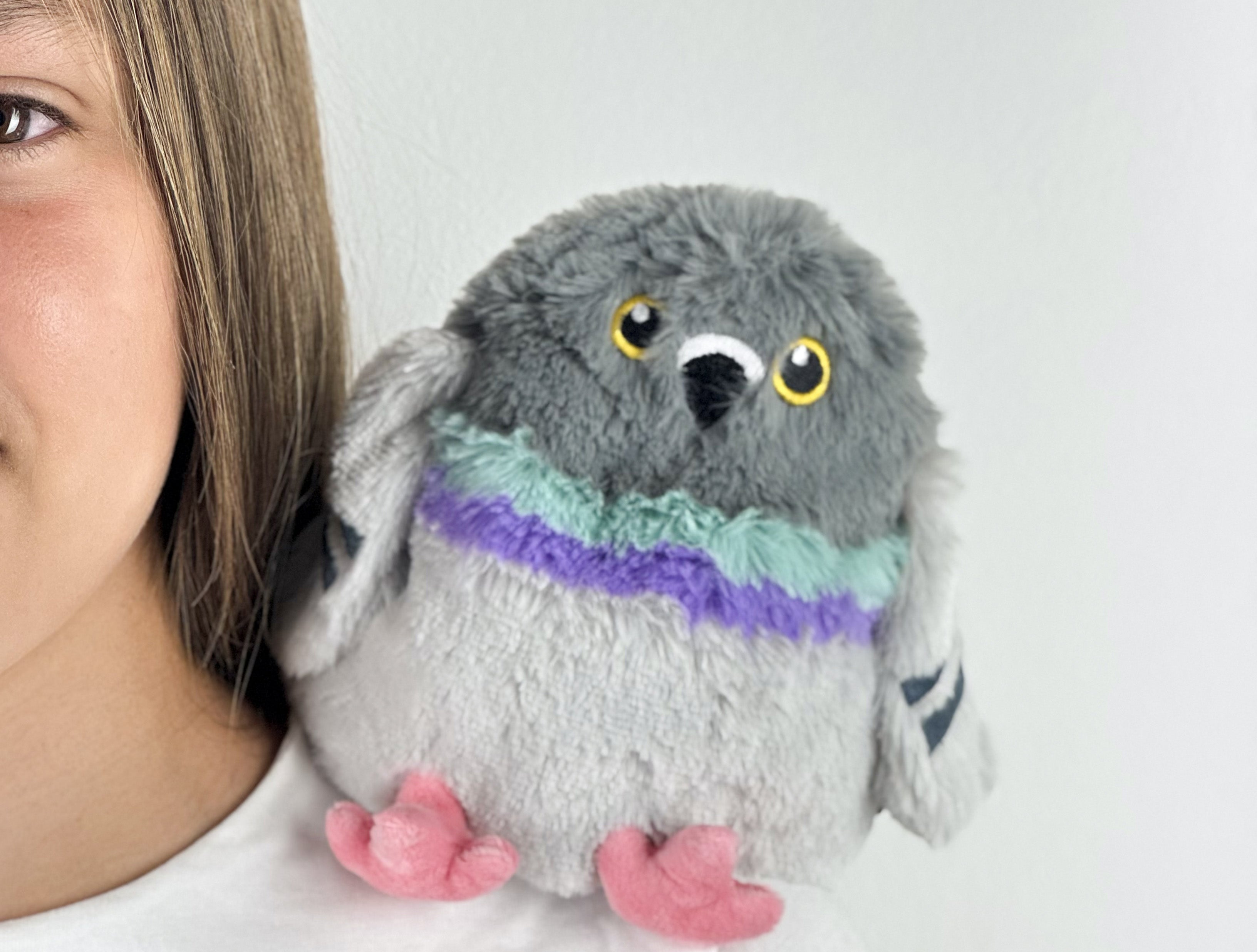 bitten-city-bird-pigeon-bouillotte-peluche-lavande image 2