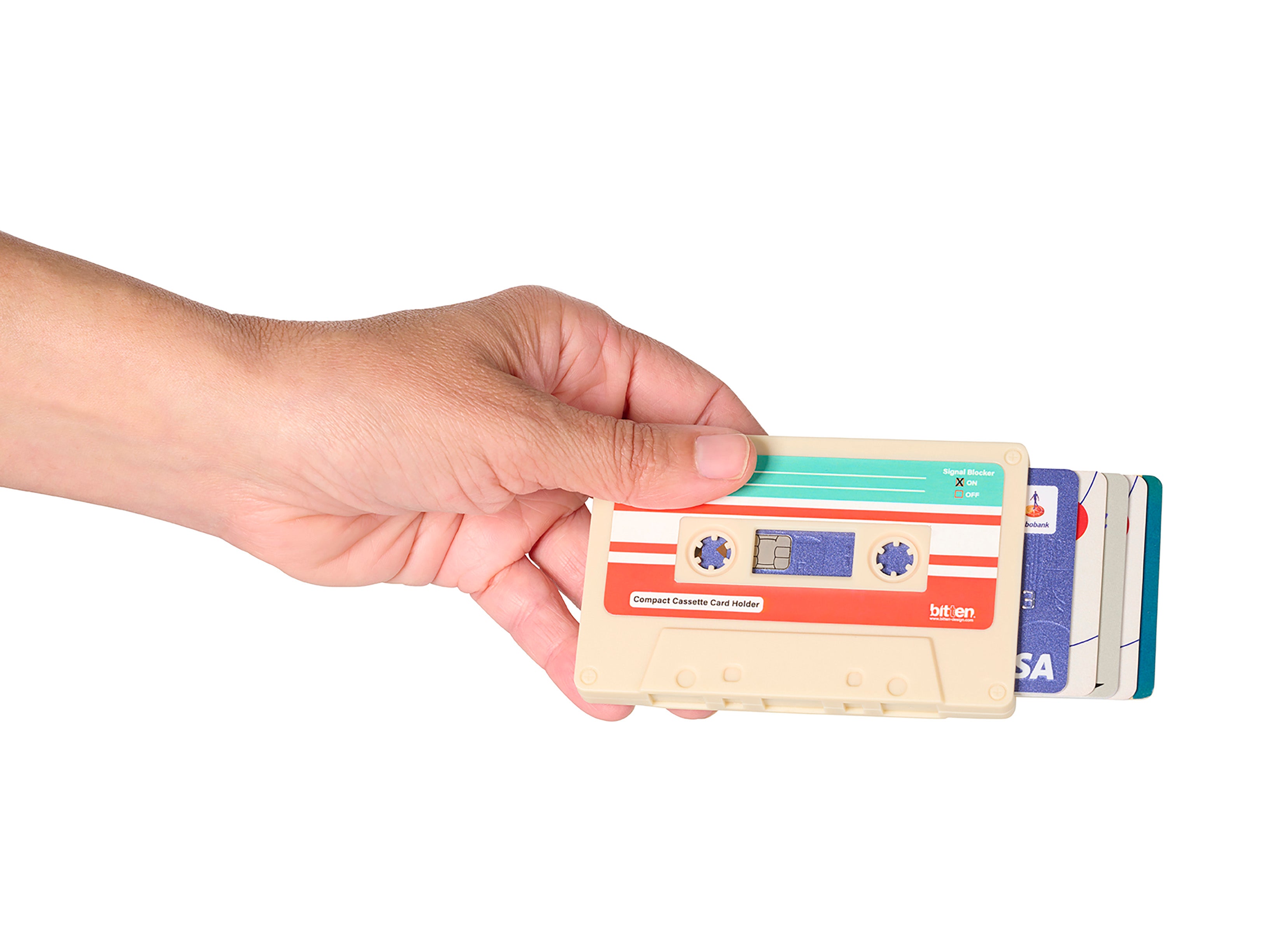 bitten-cassette-card-holder-porte-cartes-cassette-cr-me-rfid image 1