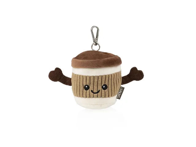bitten-keyfriends-latte-to-go-porte-cl-s-peluche-caf image 1