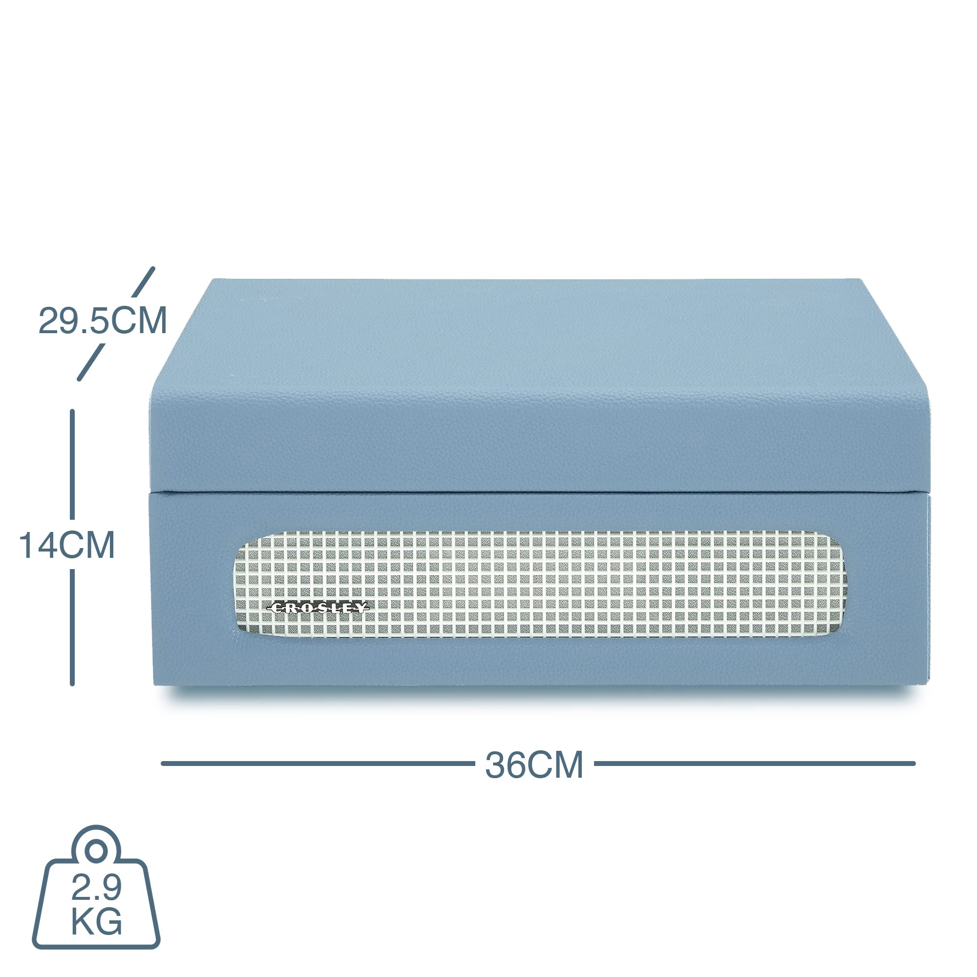 crosley-voyager-platine-vinyle-valise-bleue-bluetooth image 8