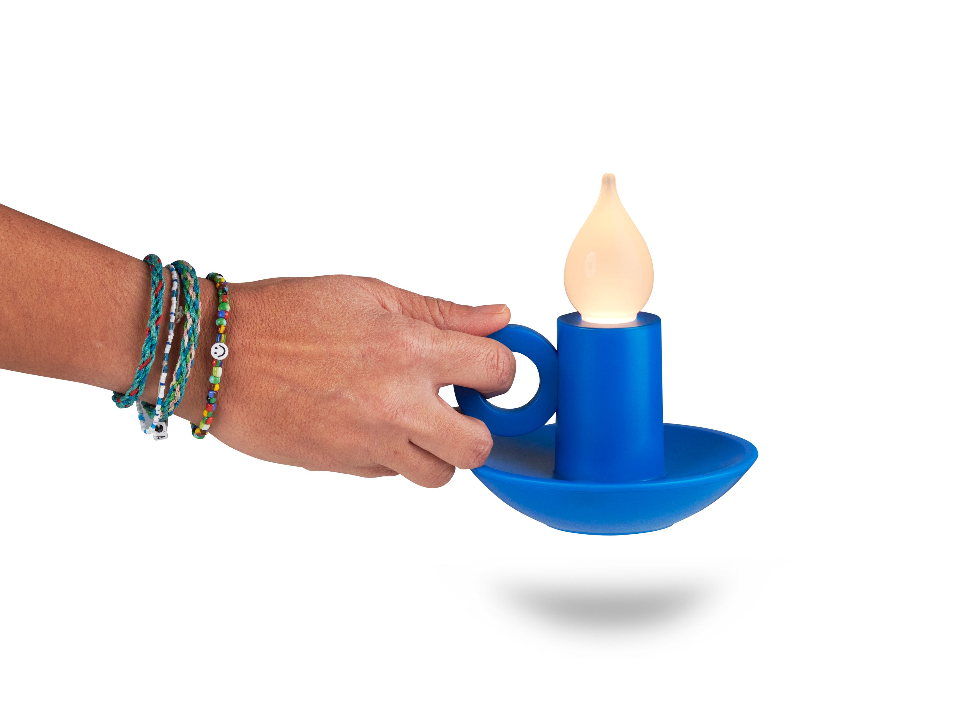 bitten-home-candelabra-light-blue-bougeoir-led-bleu-clair image 2