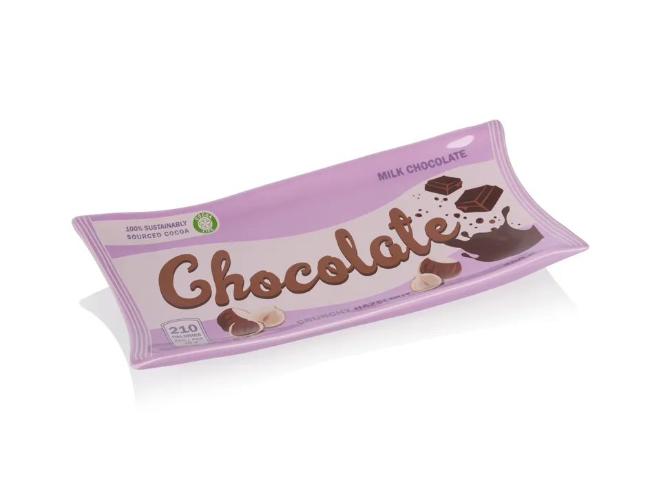 bitten-tableware-plateau-c-ramique-chocolat-vide-poche image 1